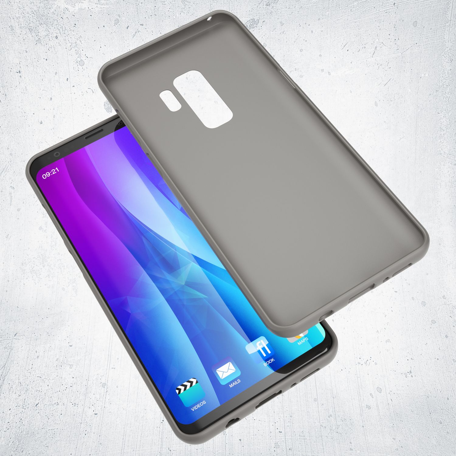 Samsung Galaxy S9 Plus Handy Hülle von NALIA, Ultra-Slim TPU Silikon Neon Case NALIA Neon Hülle