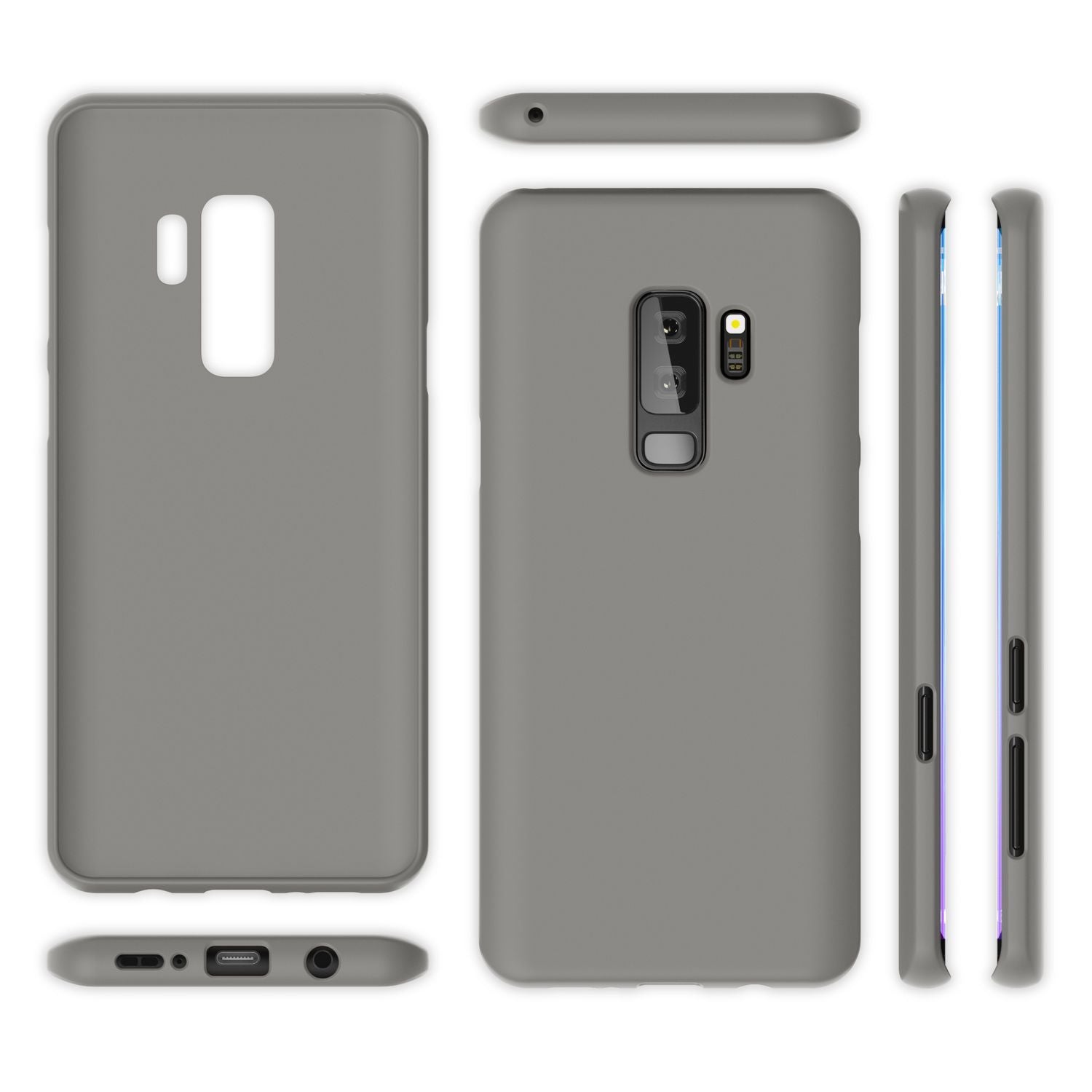 Samsung Galaxy S9 Plus Handy Hülle von NALIA, Ultra-Slim TPU Silikon Neon Case NALIA Neon Hülle
