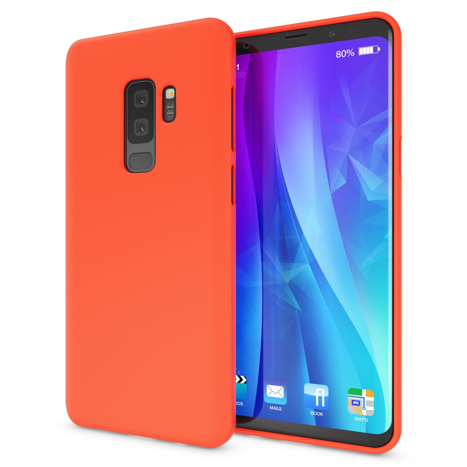 Samsung Galaxy S9 Plus Handy Hülle von NALIA, Ultra-Slim TPU Silikon Neon Case Grün NALIA Neon Hülle