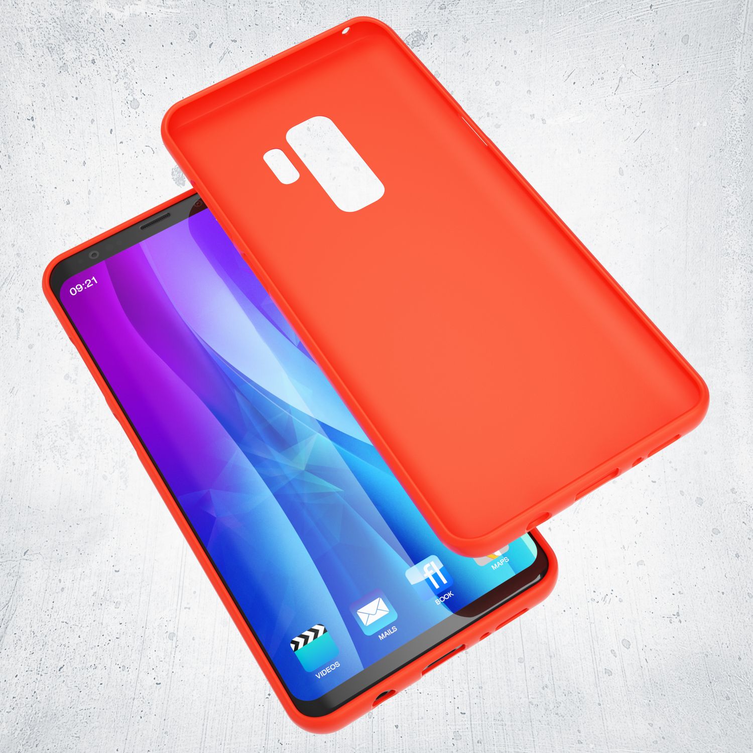Samsung Galaxy S9 Plus Handy Hülle von NALIA, Ultra-Slim TPU Silikon Neon Case Grün NALIA Neon Hülle