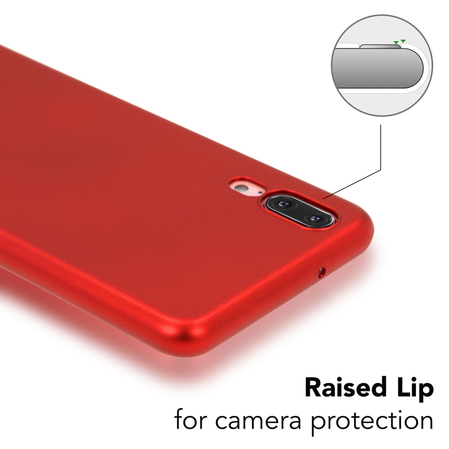 Huawei P20 Handy Hülle von NALIA Dünnes Hard Case Schutz Etui Slim Matt Cover Schwarz NALIA SlimFit Hülle