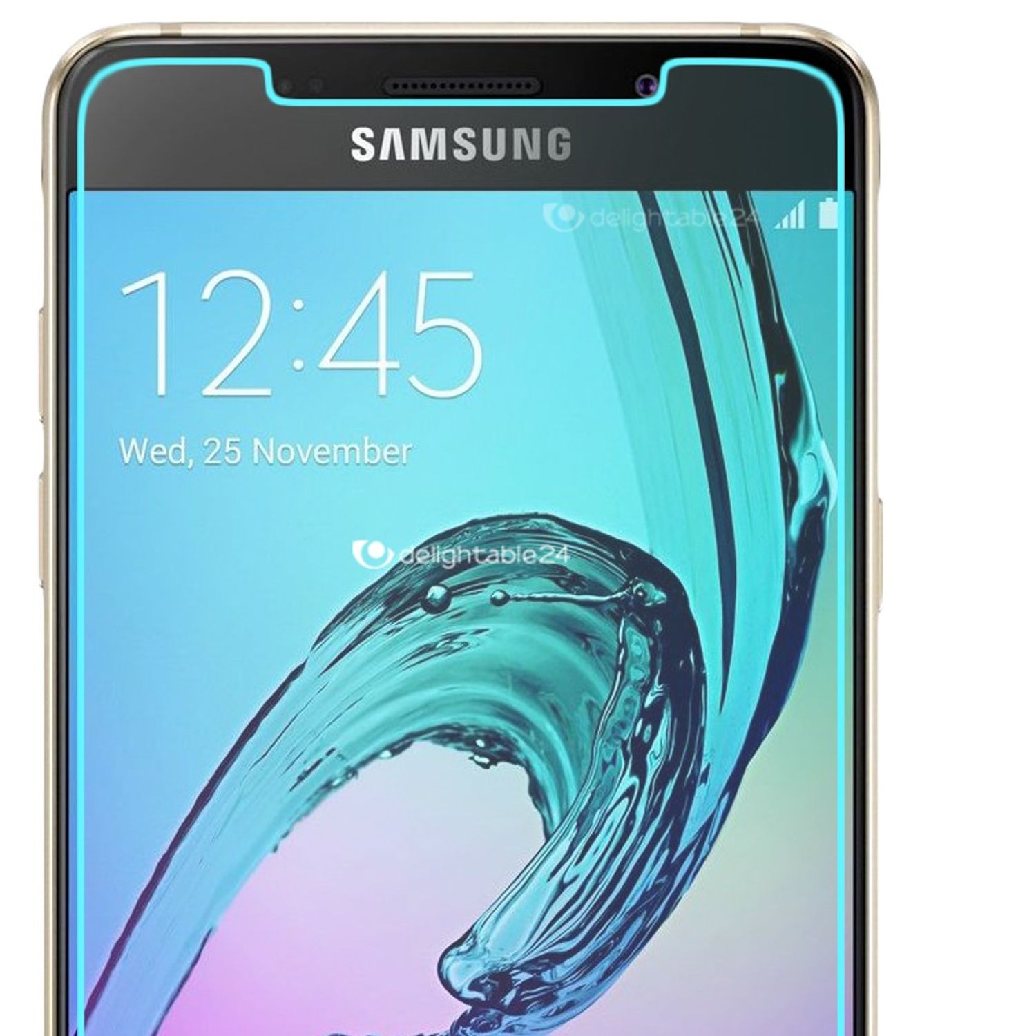 NALIA Schutzglas für Samsung Galaxy A3 2016, 9H Glasfolie Displayschutz LCD Film NALIA