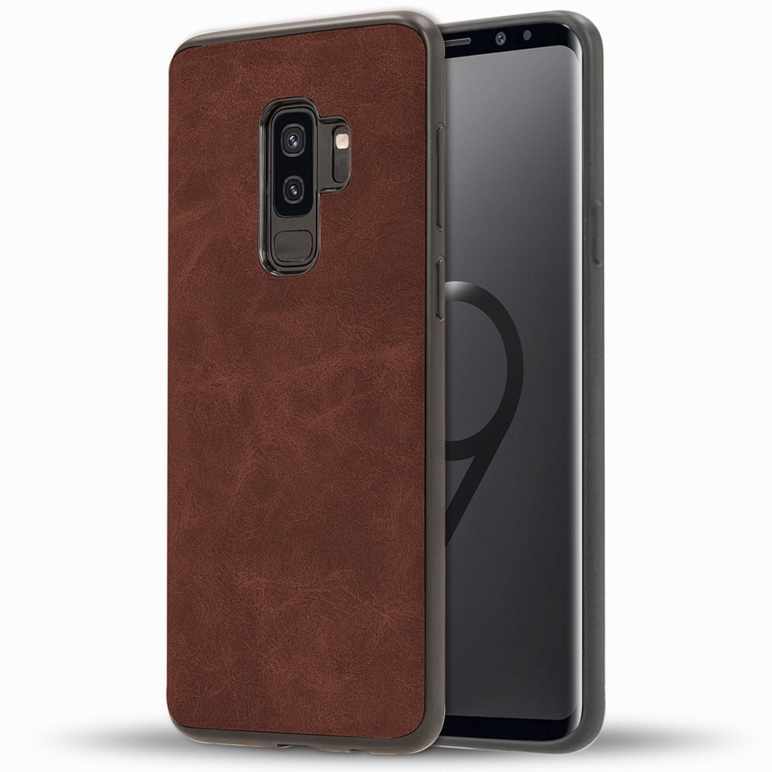 Samsung Galaxy S9 Plus Kunstleder Hülle von NALIA, Schutzhülle Dünne Handy Hülle Blau NALIA