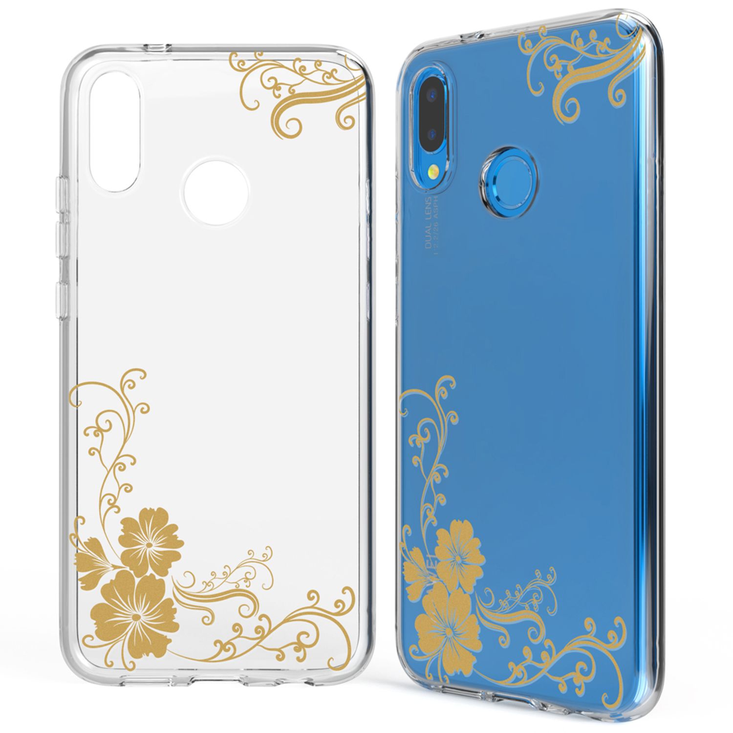 Huawei P20 Lite Hülle Handyhülle von NALIA, Slim Silikon Cover Schutzhülle NALIA