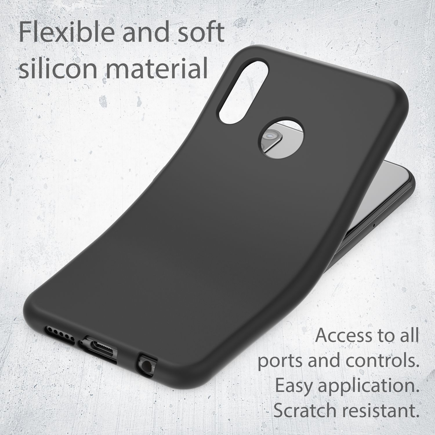 NALIA Hülle Handyhülle für Huawei P20 Lite, Ultra-Slim TPU Silikon Neon Case Gelb NALIA Protective Hülle