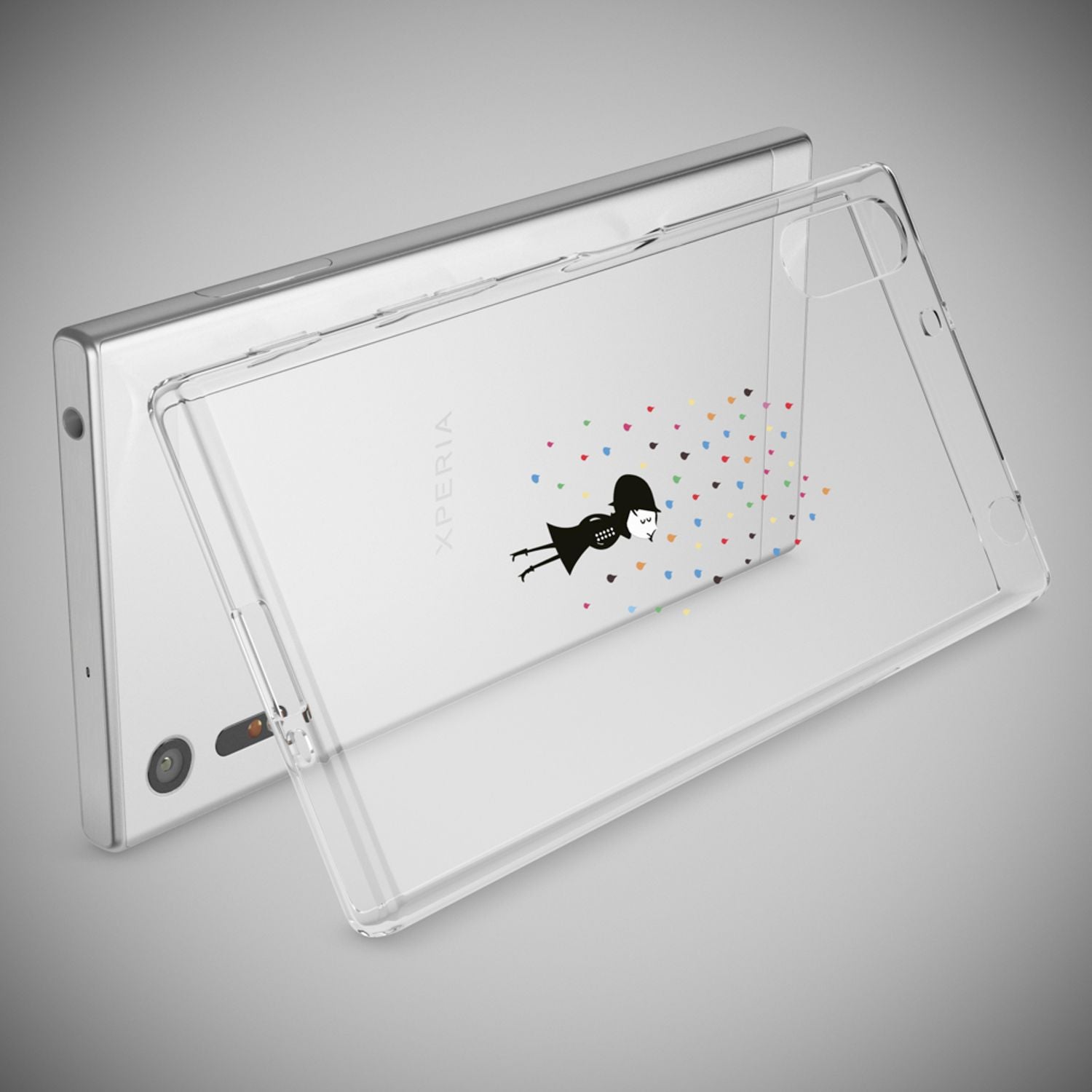 Sony Xperia XZ Handy Hülle von NALIA, Silikon TPU Motiv Case Cover Bumper Dünn Butterfly Princess NALIA