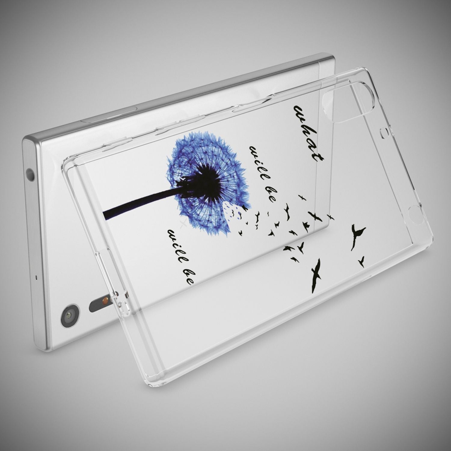 Sony Xperia XZ Handy Hülle von NALIA, Silikon TPU Motiv Case Cover Bumper Dünn Butterfly Princess NALIA