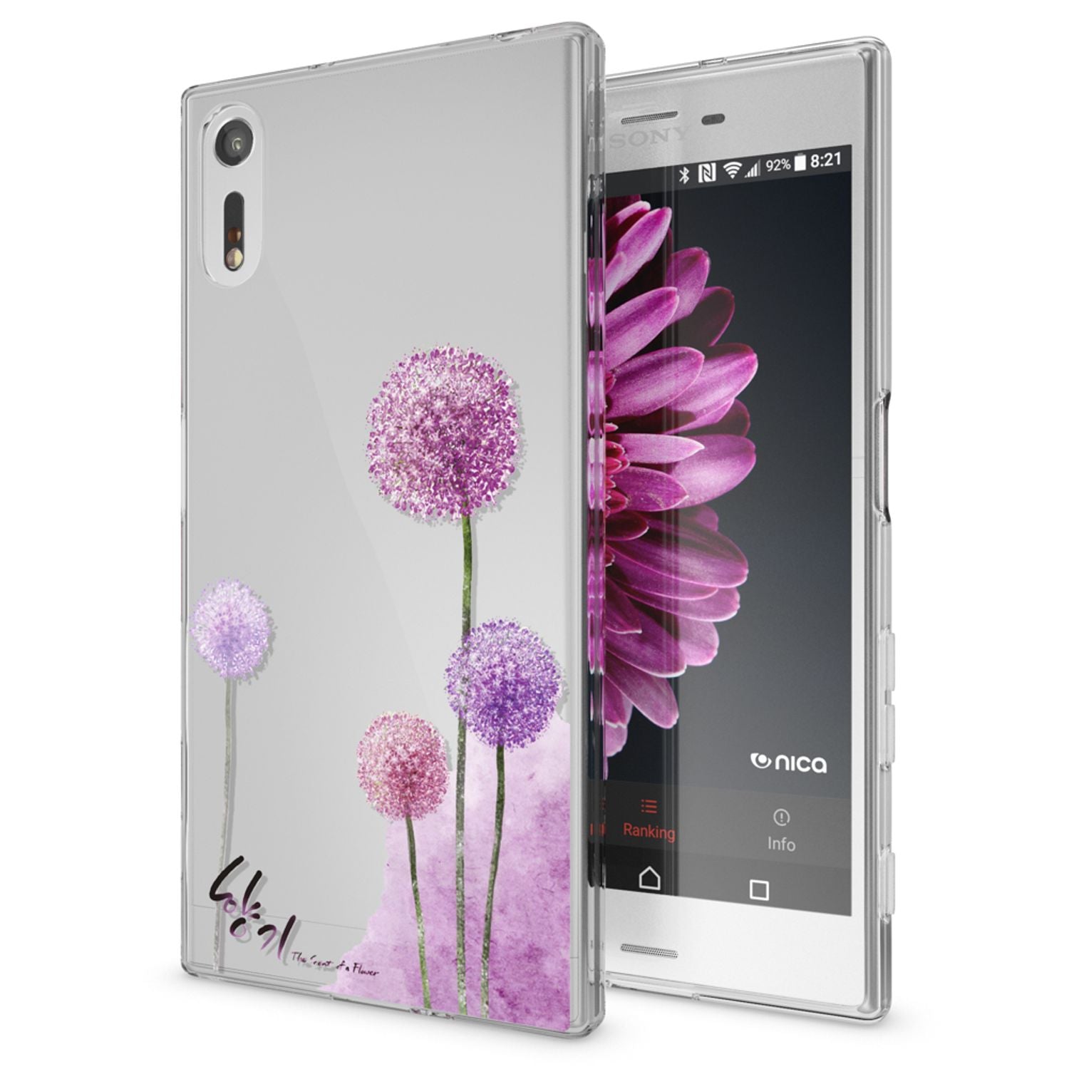 Sony Xperia XZ Handy Hülle von NALIA, Silikon TPU Motiv Case Cover Bumper Dünn Butterfly Princess NALIA