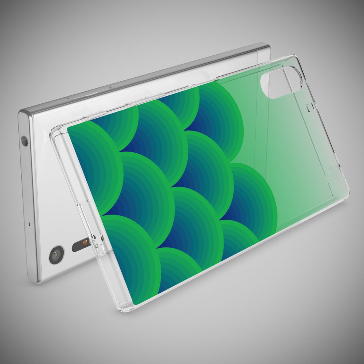 Sony Xperia XZ Handy Hülle von NALIA, Silikon TPU Motiv Case Cover Bumper Dünn Green Forest NALIA