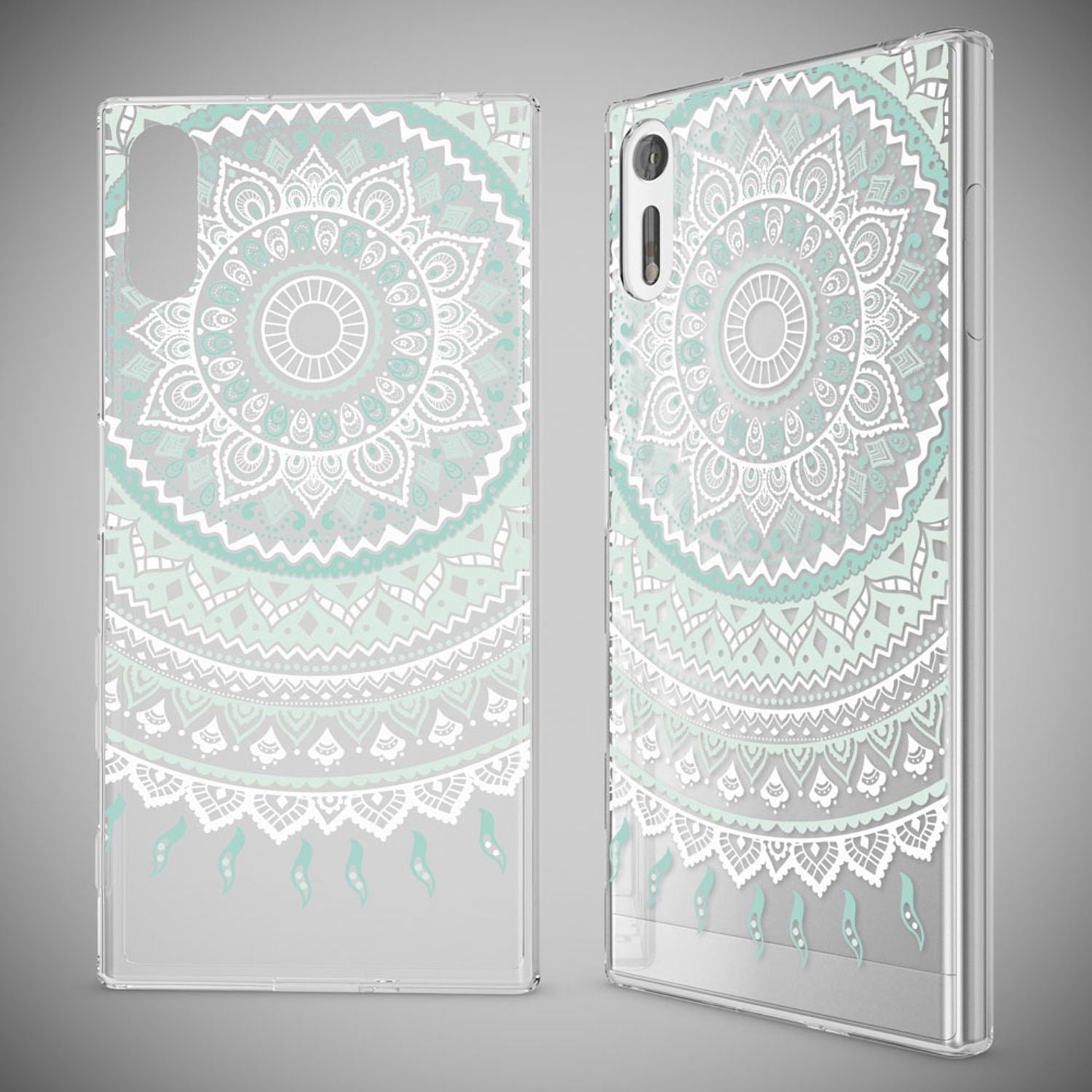 Sony Xperia XZ Handy Hülle von NALIA, Silikon TPU Motiv Case Cover Bumper Dünn Retro Lines NALIA