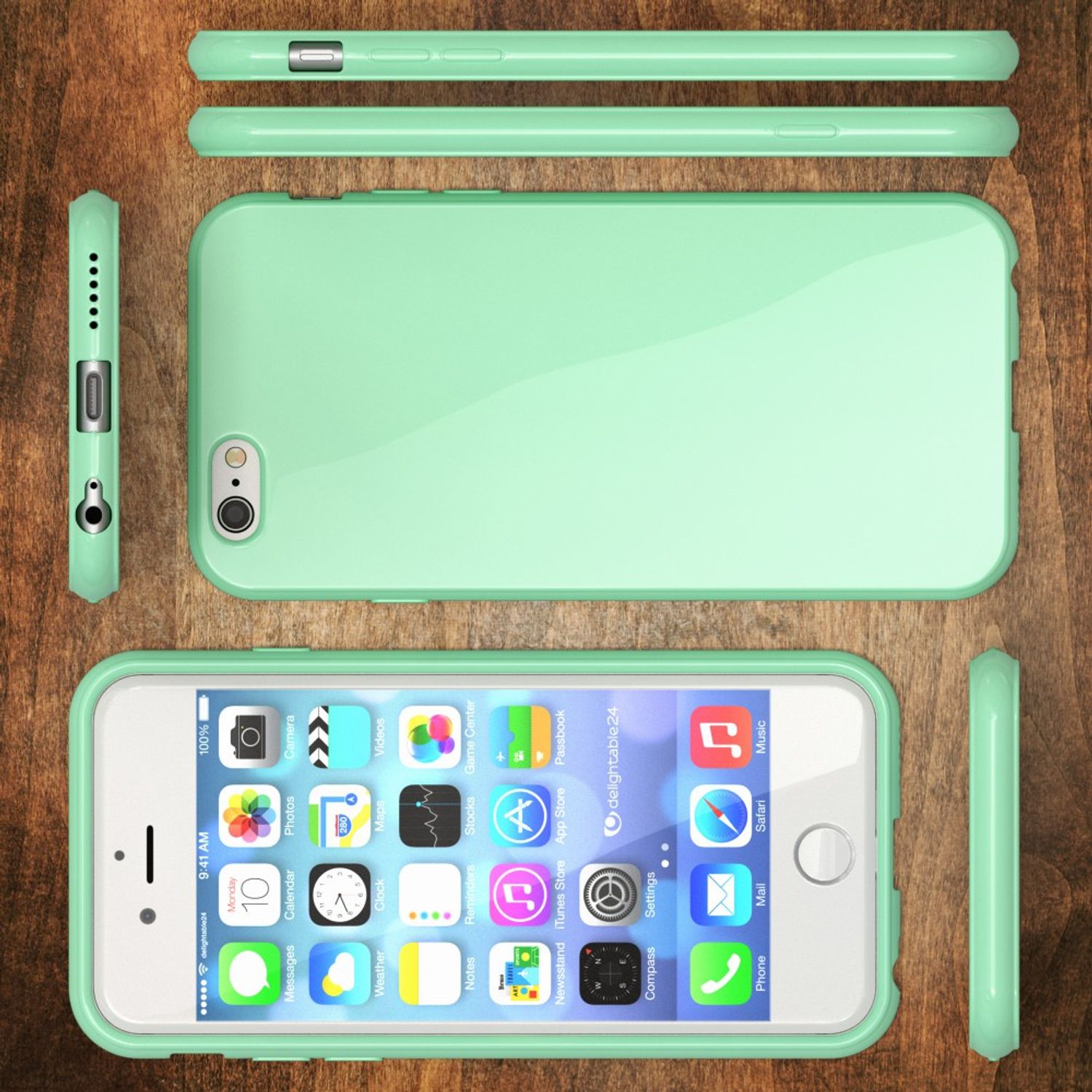 iPhone 6 Plus 6S Plus Hülle Handyhülle von NALIA, Ultra-Slim Silikon Jelly Case NALIA