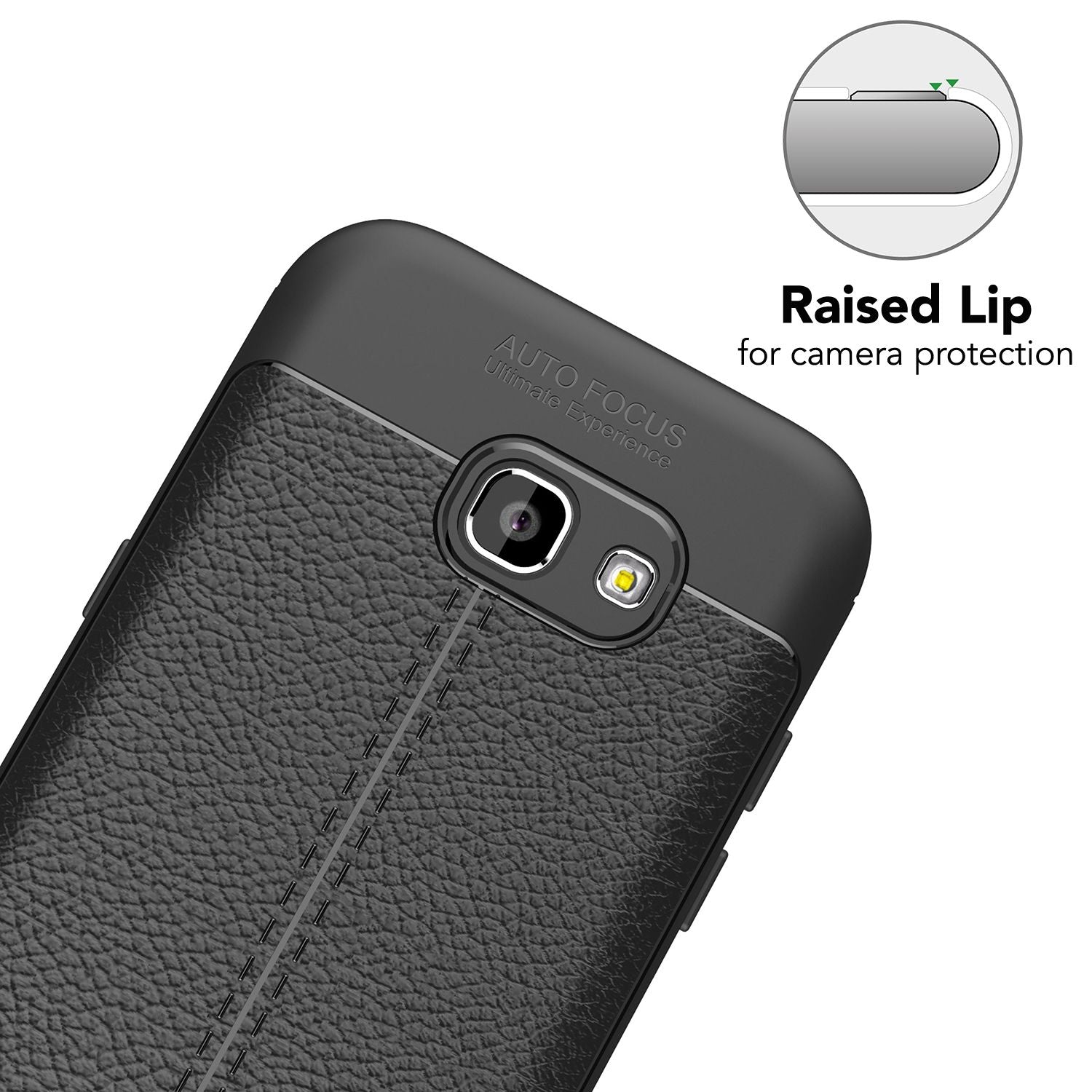 Samsung Galaxy A5 2017 Leder Look Handy Hülle von NALIA Silikon Case Cover Schutz Default Title NALIA