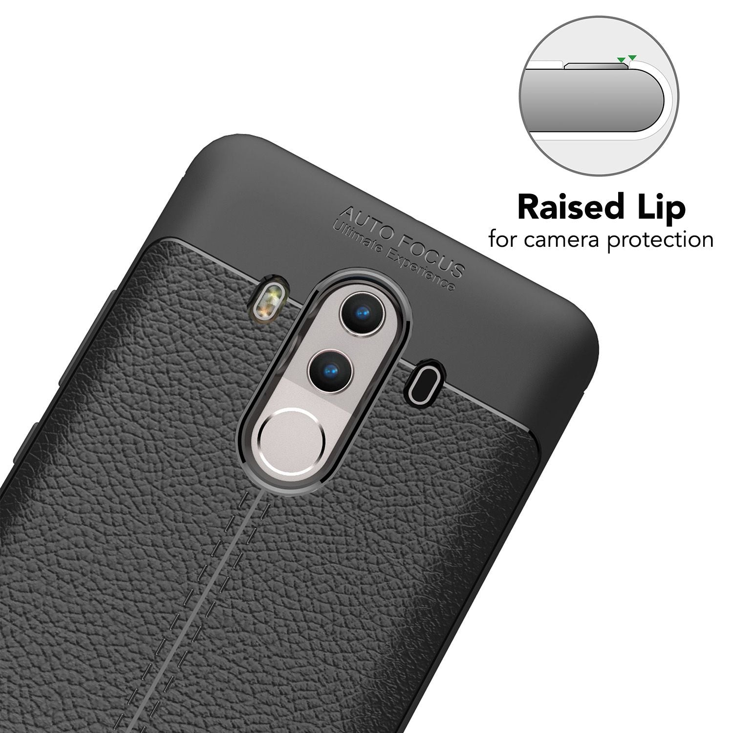 Huawei Mate 10 Pro Leder Look Handy Hülle von NALIA, Silikon Cover Case Schutz Default Title NALIA