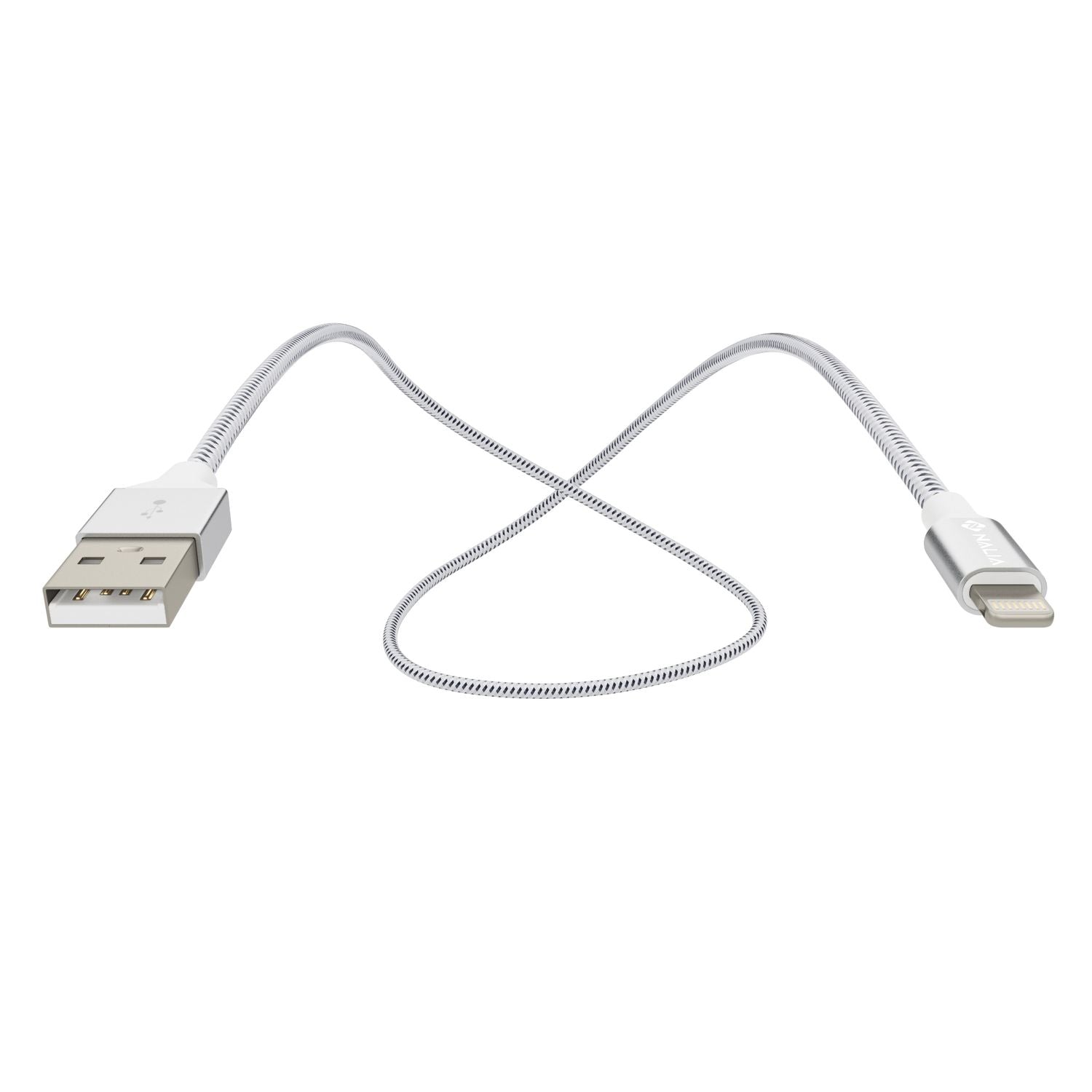 NALIA 2m USB Sync Daten Kabel für iPhone iPad iPod, Ladekabel Nylon Phone Cable