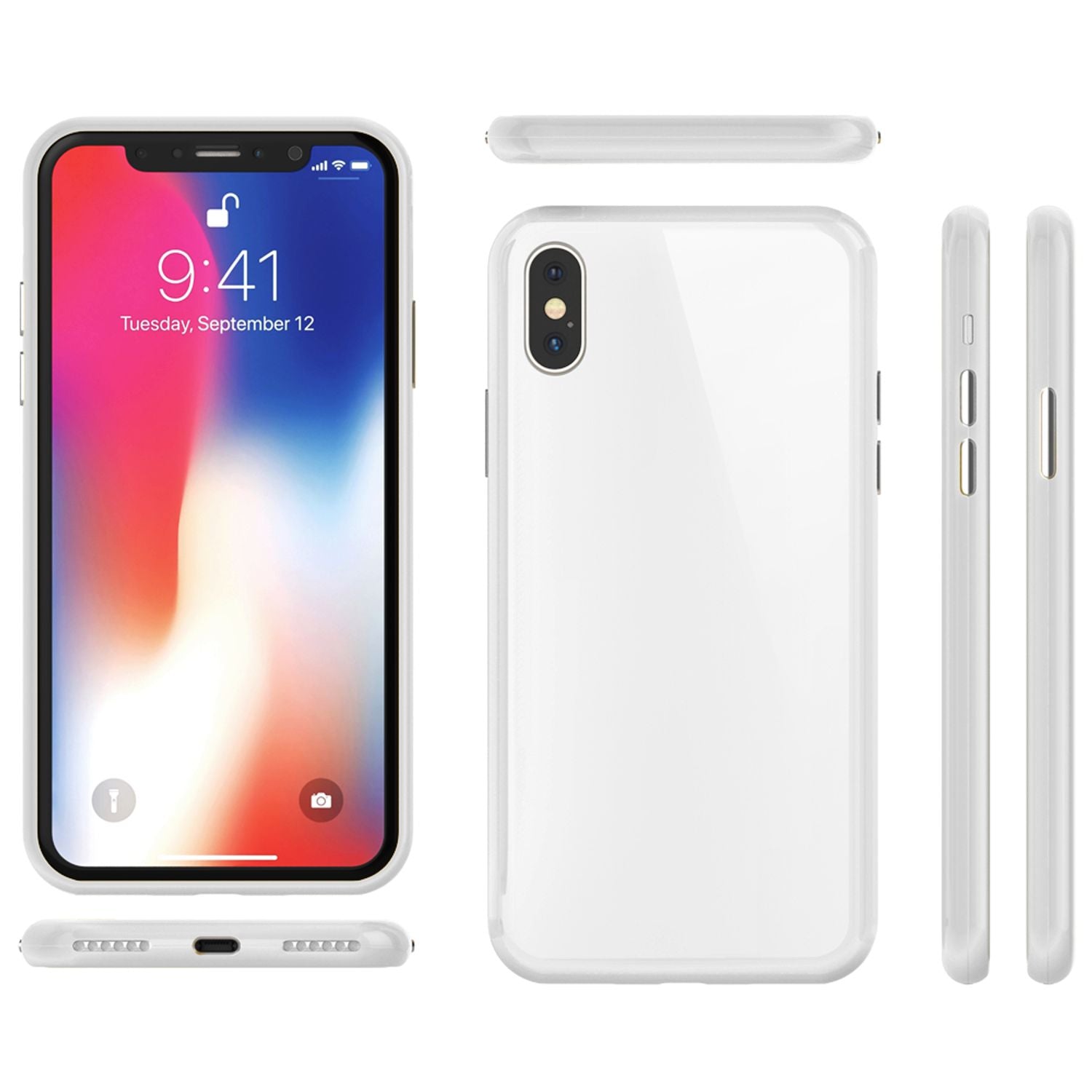 NALIA 360° Magnet Hülle für iPhone XS Max, Slim Hard Case mit Display Schutz Gelb NALIA