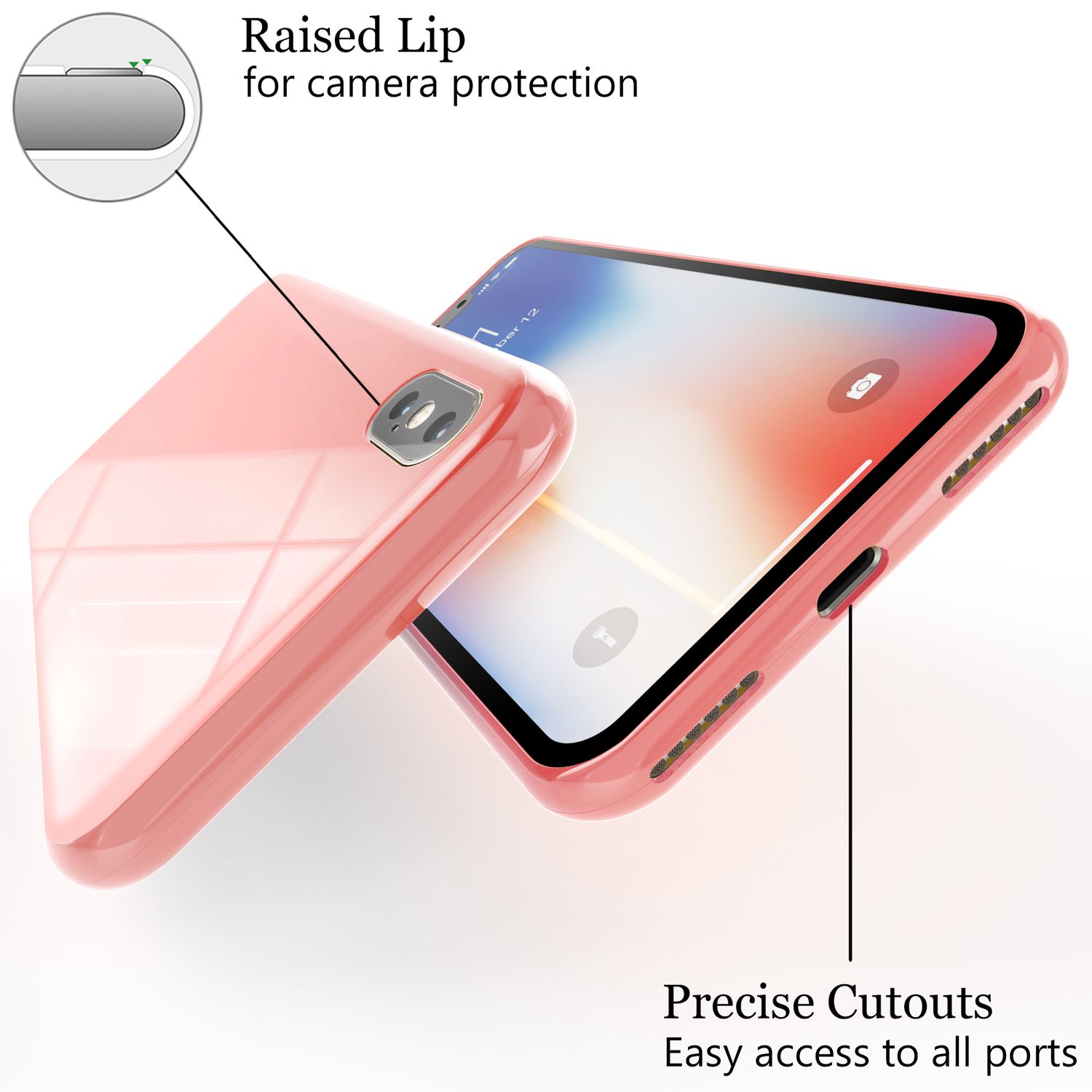 NALIA 360° Magnet Hülle für iPhone XS Max, Slim Hard Case mit Display Schutz Gelb NALIA