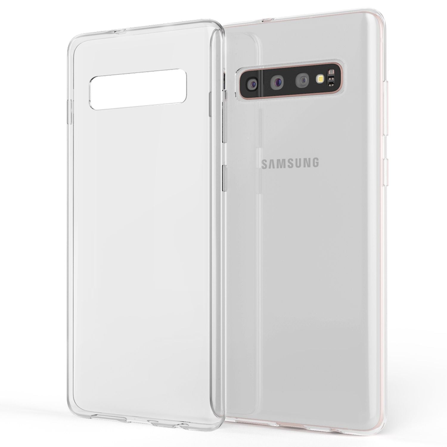 NALIA Handyhülle für Samsung Galaxy S10 Plus Hülle, Dünne Silikon Schutzhülle Default Title NALIA Transparente Hülle
