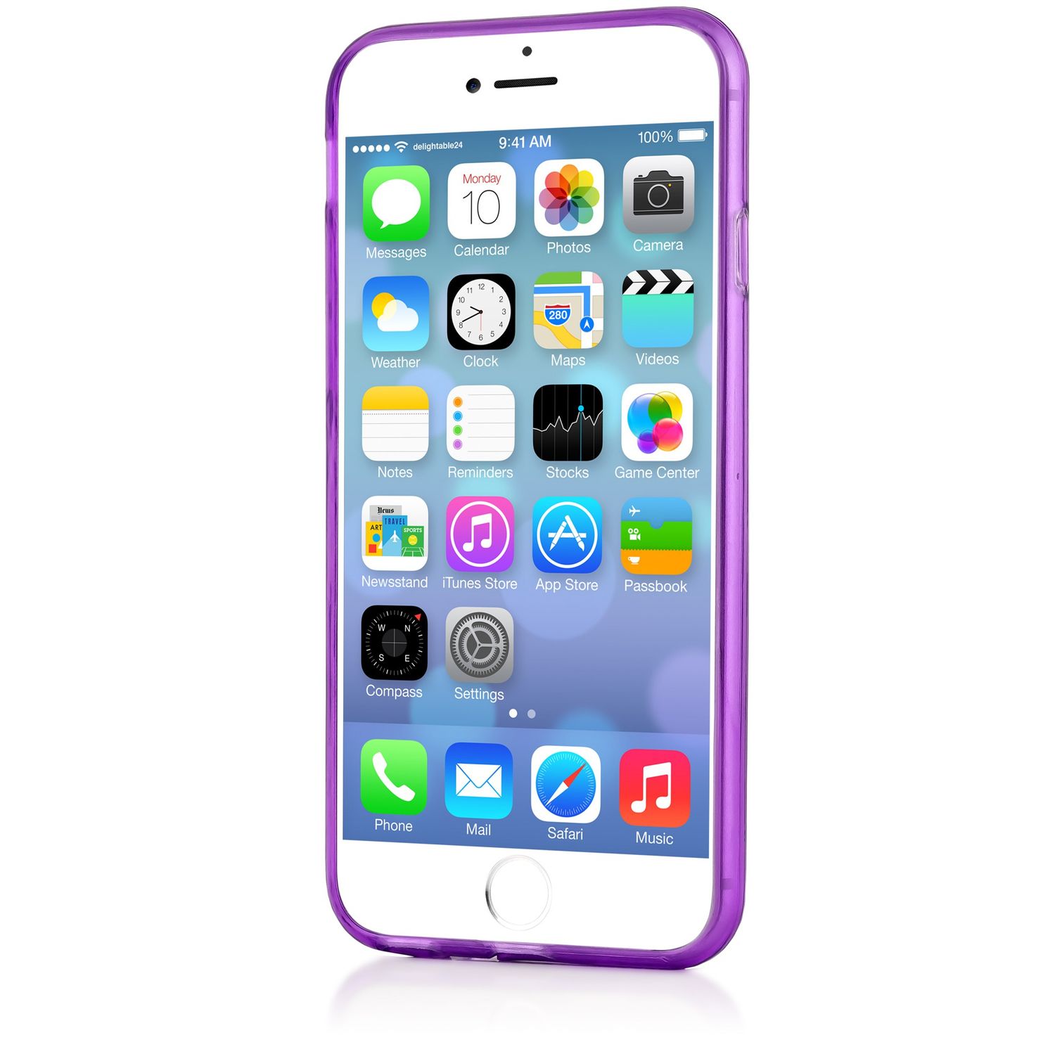 NALIA Handy Hülle für Apple iPhone 6 6S, Silikon Schutz Case Cover Transparent NALIA