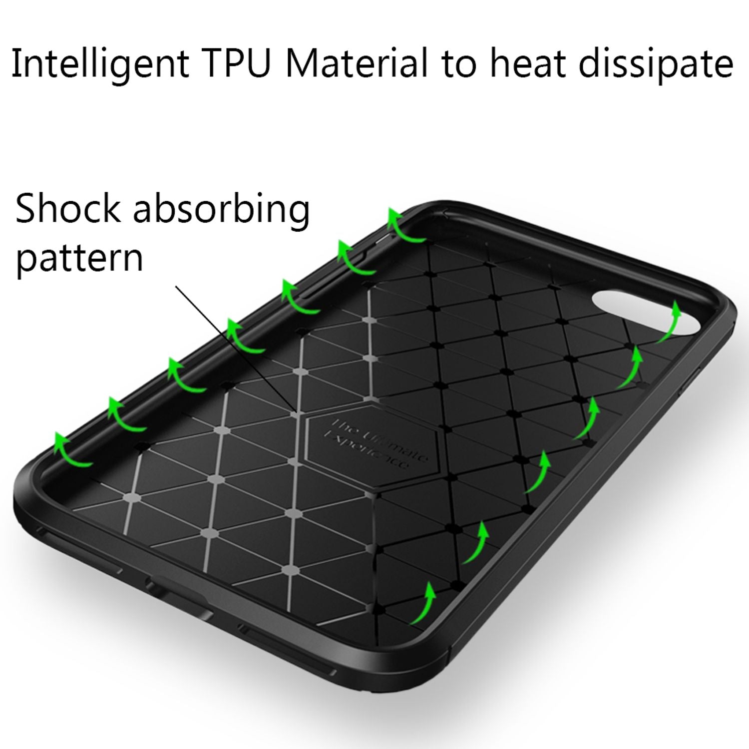 NALIA Handy Hülle für iPhone SE 2022 / SE 2020 / 8 / 7, Carbon Case Silikon Cover Schutz Default Title NALIA Protective Hülle