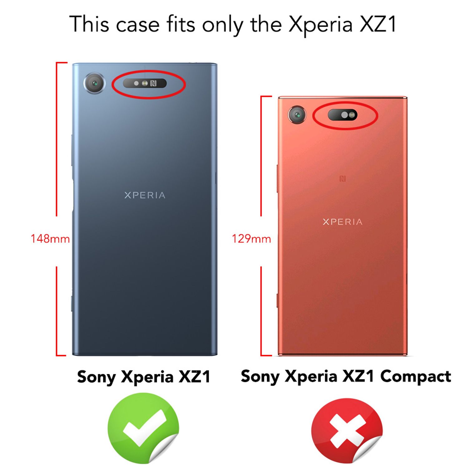 Sony Xperia XZ1 Handy Hülle von NALIA, Silikon Case Cover, Dünner Gummi Schutz Default Title NALIA Protective Hülle