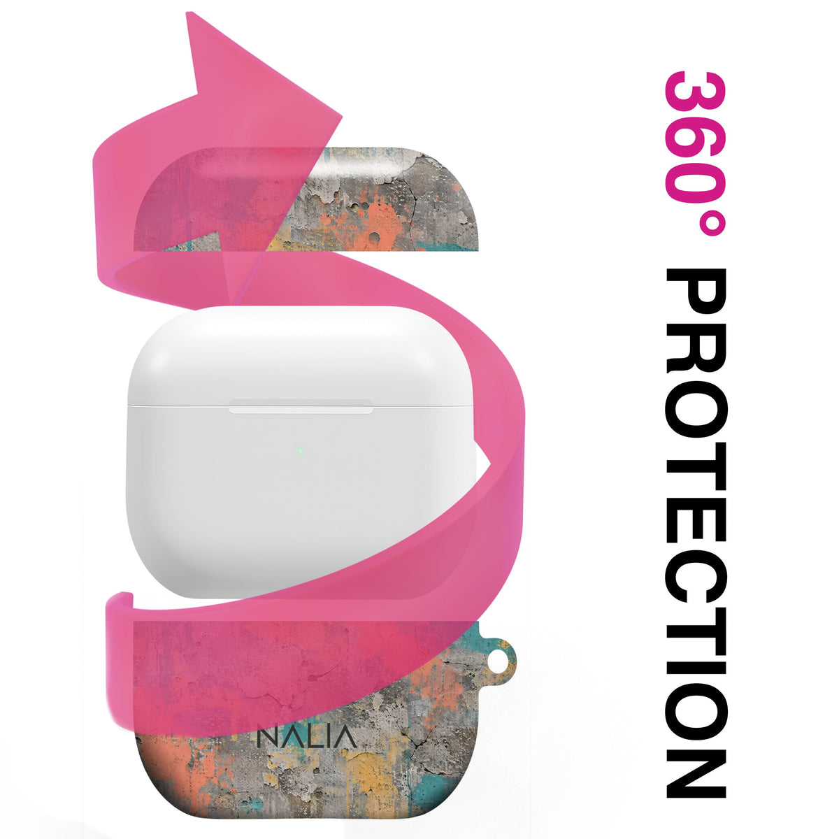 Platte - AirPods 4 Hülle NALIA Protective Hülle