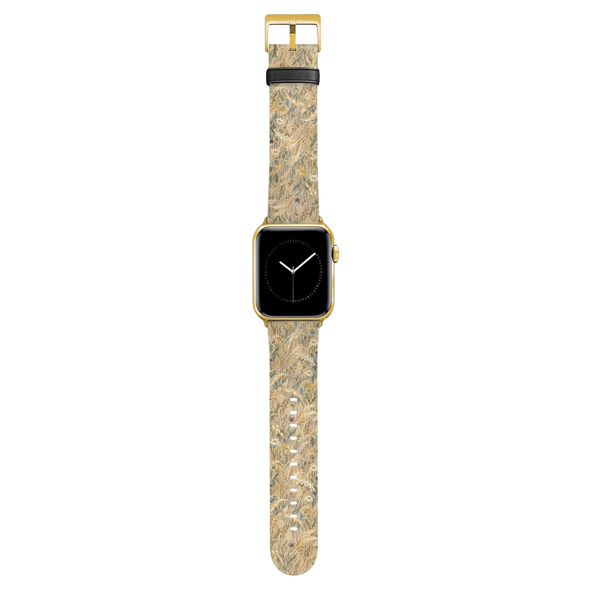 Rollfeld - Apple Watch Armband 38/40/41/42mm 38 40 41 42mm Gold Matte NALIA Kunstleder Armband
