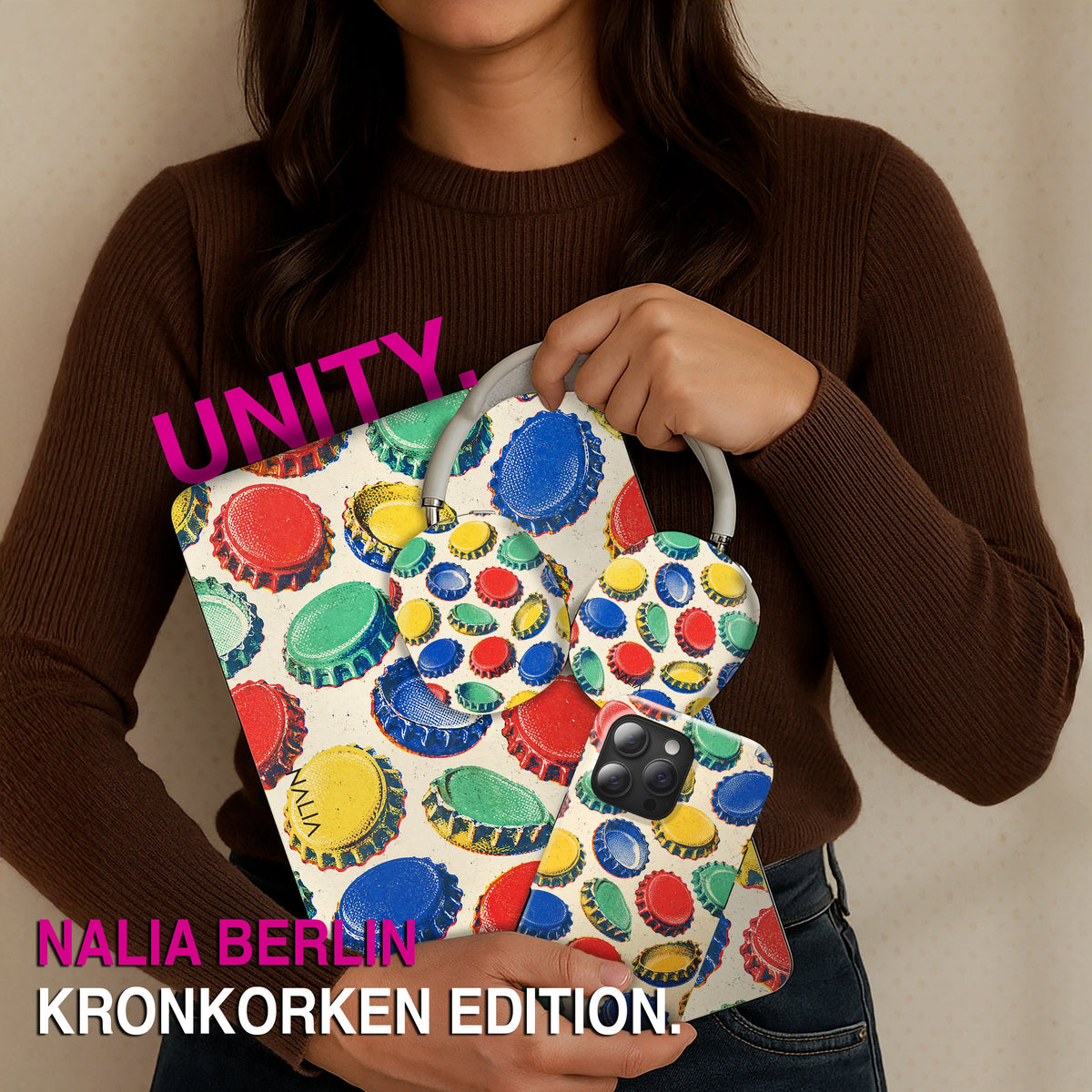 Kronkorken - iPhone 15 Pro Max Hülle NALIA Protective Hülle