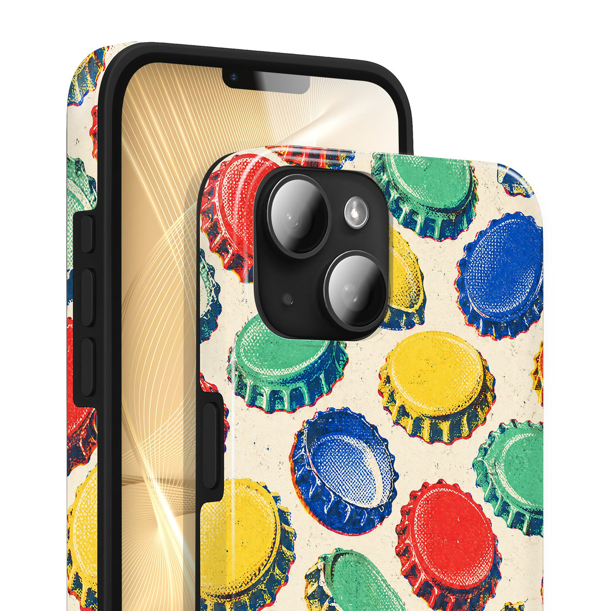 Kronkorken - iPhone 15 Plus Hülle NALIA Protective Hülle