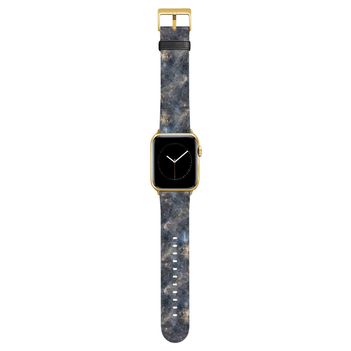 Tanzfläche - Apple Watch Armband 38/40/41/42mm 38 40 41 42mm Gold Matte NALIA Kunstleder Armband