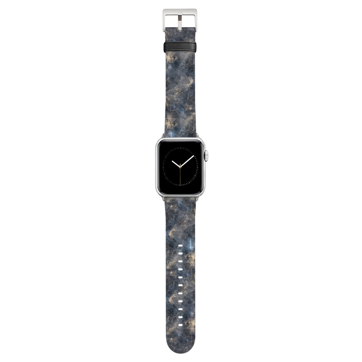 Tanzfläche - Apple Watch Armband 44/45/46/49mm 44 45 46 49mm Silver Matte NALIA Kunstleder Armband