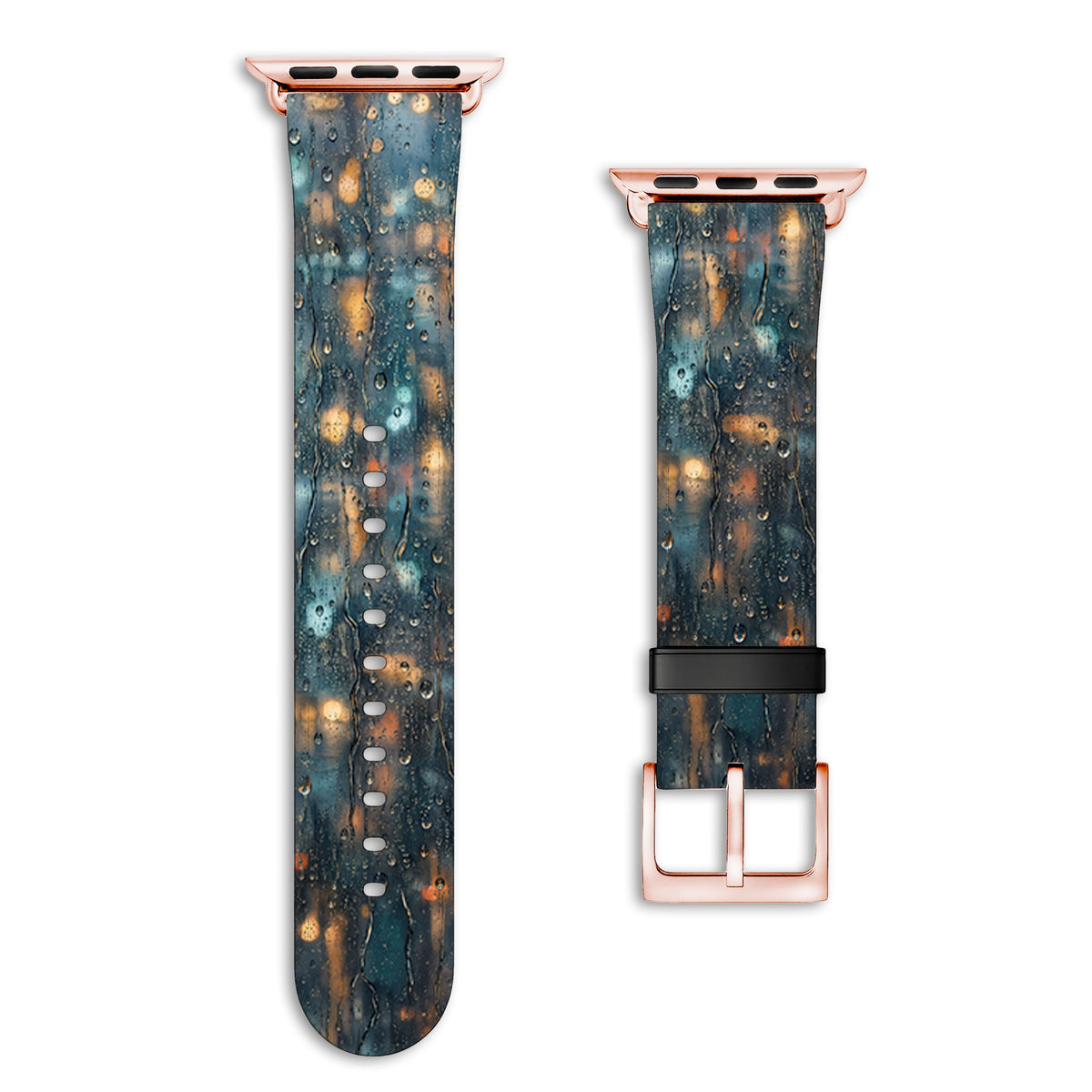 Schauer - Apple Watch Armband 38/40/41/42mm 38 40 41 42mm Rose Gold Matte NALIA Kunstleder Armband