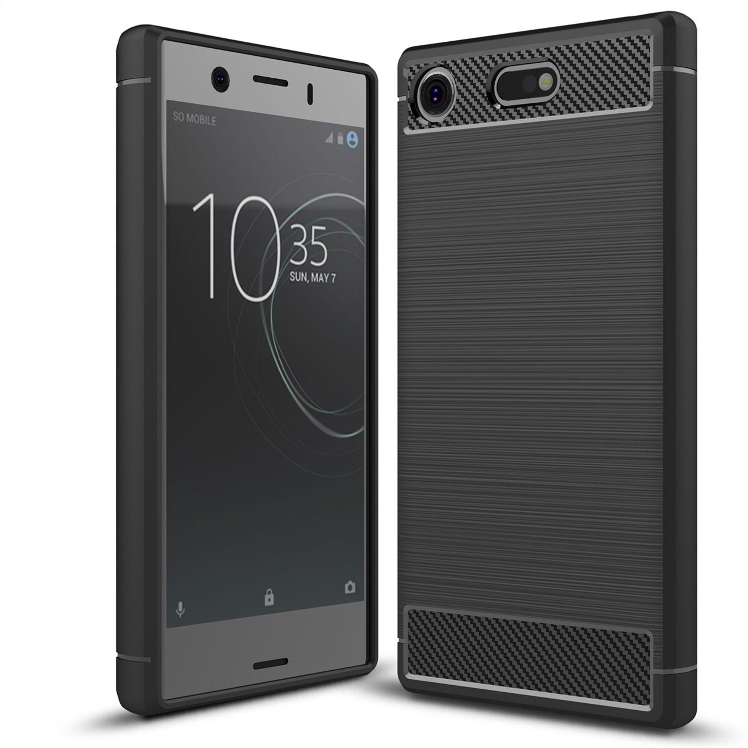 Sony Xperia XZ1 Compact Handy Hülle von NALIA, Silikon Case Cover, Dünner Schutz Default Title NALIA Protective Hülle