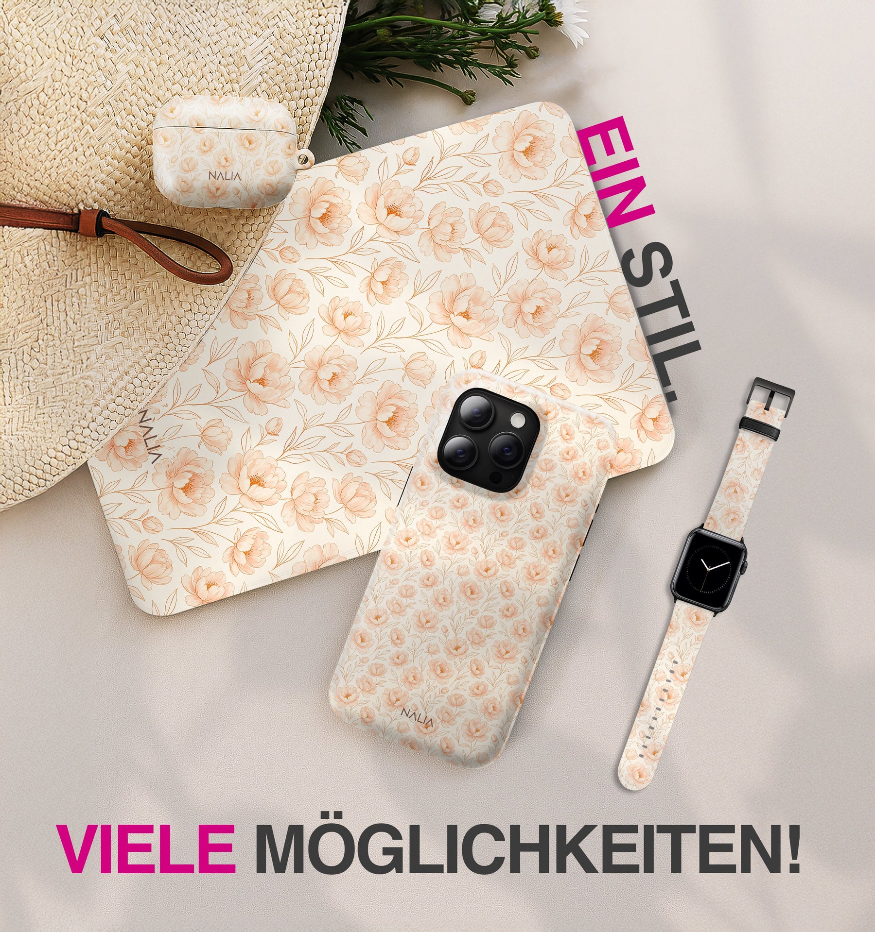 Blush - iPhone 17 Pro Hülle NALIA Protective Hülle