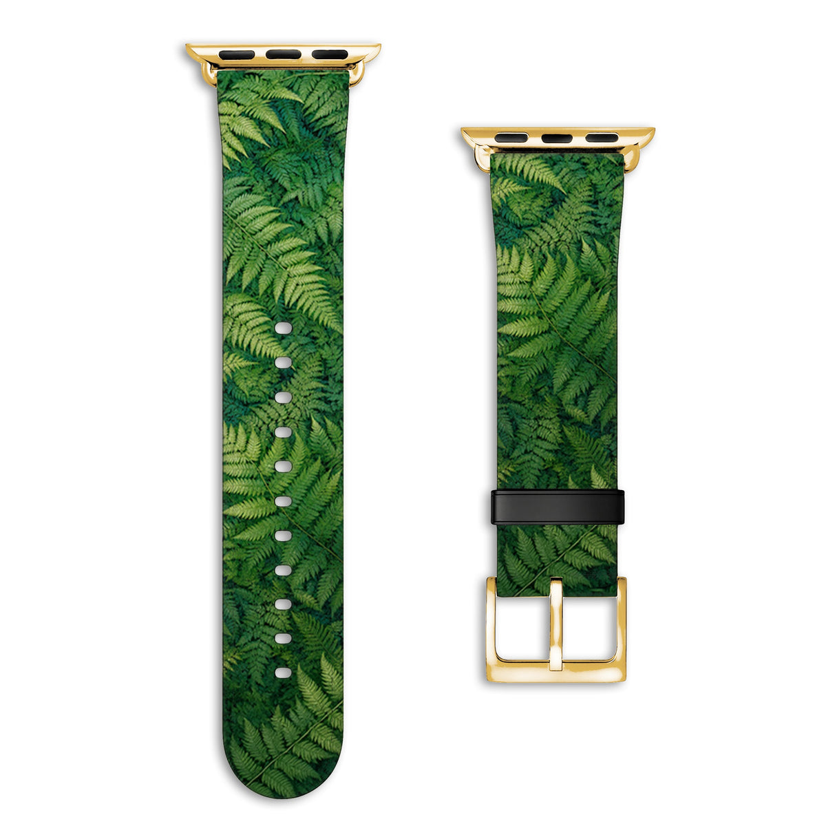 Ballade - Apple Watch Armband 44/45/46/49mm 44 45 46 49mm Matt Gold NALIA Kunstleder Armband
