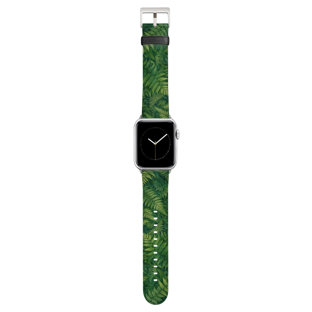 Ballade - Apple Watch Armband 44/45/46/49mm 44 45 46 49mm Matt Silber NALIA Kunstleder Armband