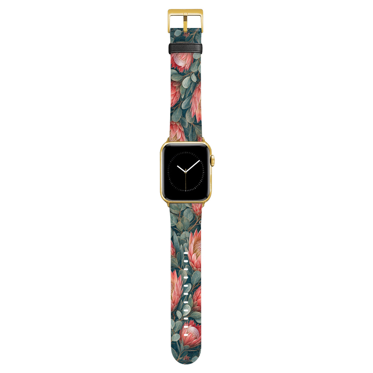 Serenade - Apple Watch Armband 38/40/41/42mm 38 40 41 42mm Matt Gold NALIA Kunstleder Armband