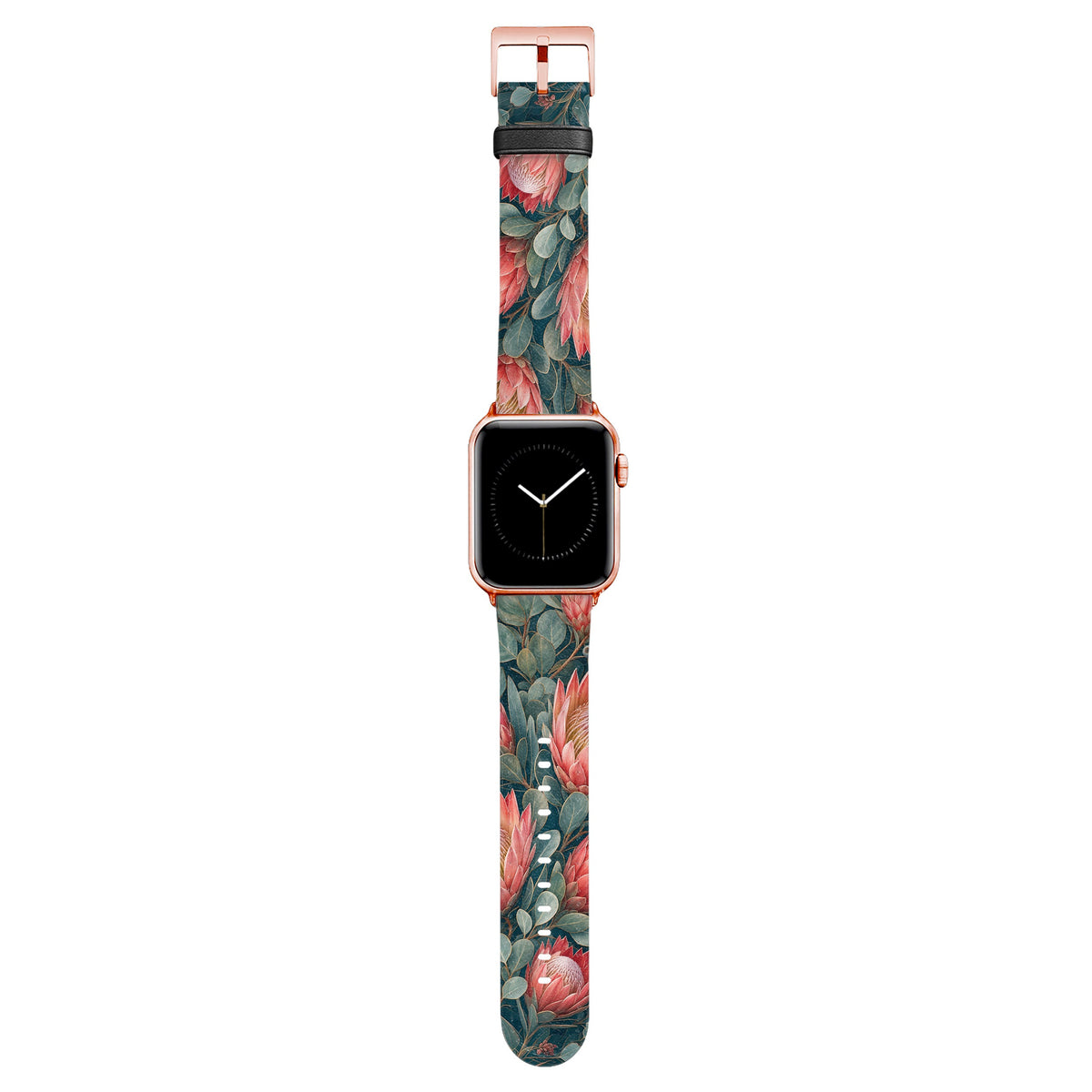 Serenade - Apple Watch Armband 38/40/41/42mm 38 40 41 42mm Matt Rose Gold NALIA Kunstleder Armband