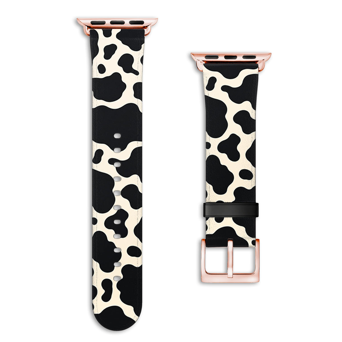 Holly - Apple Watch Armband 38/40/41/42mm 38 40 41 42mm Matt Rose Gold NALIA Kunstleder Armband