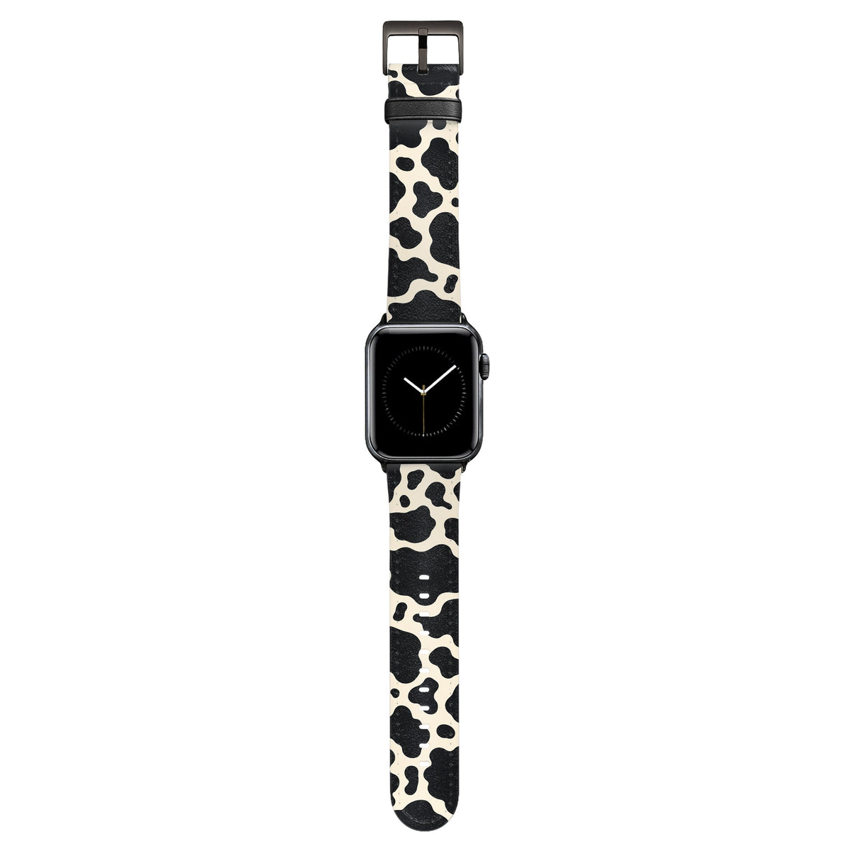 Holly - Apple Watch Armband 38/40/41/42mm 38 40 41 42mm Matt Schwarz NALIA Kunstleder Armband