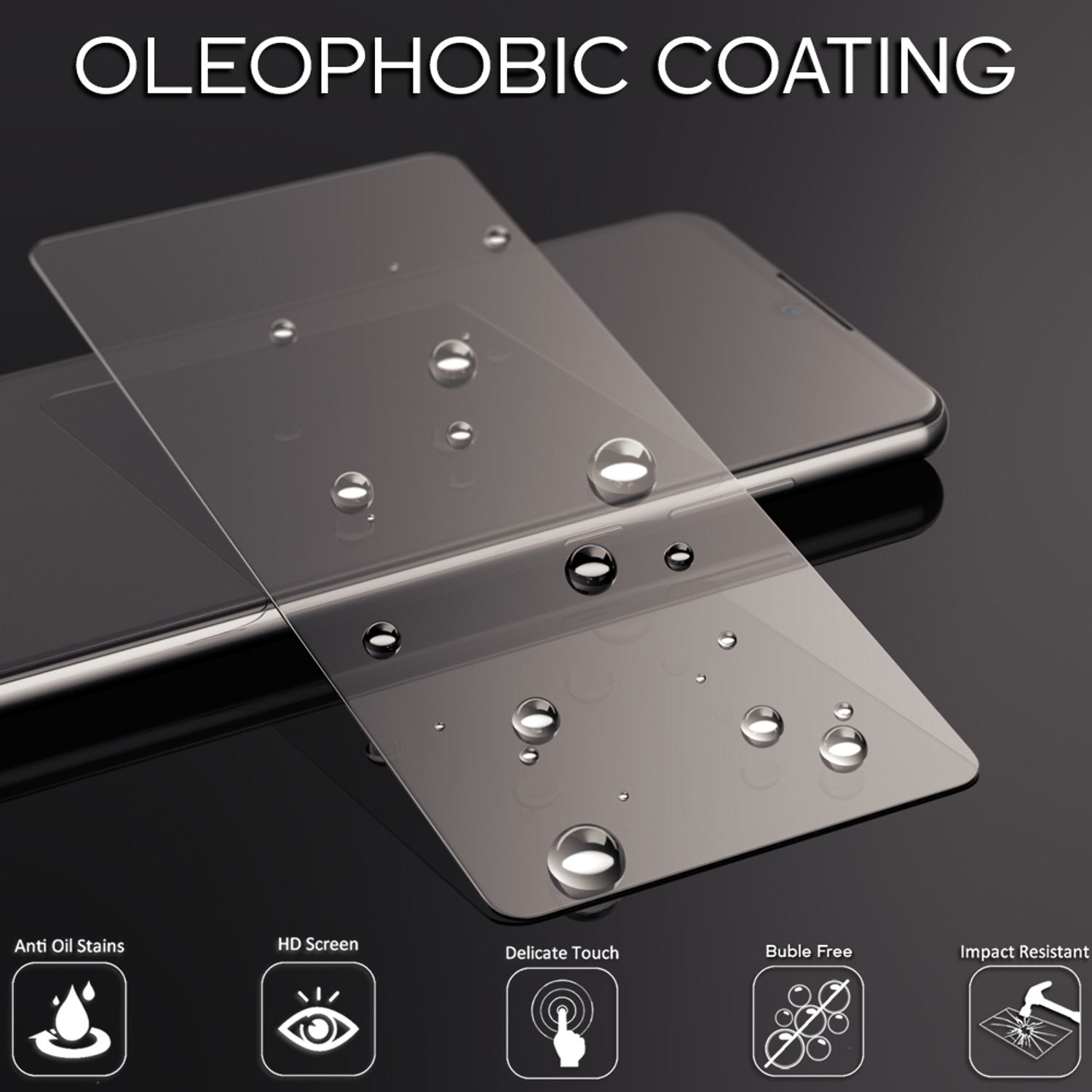 NALIA 2x Schutz Glas für Samsung Galaxy A70, 9H Full Cover Display Panzer Folie Default Title NALIA