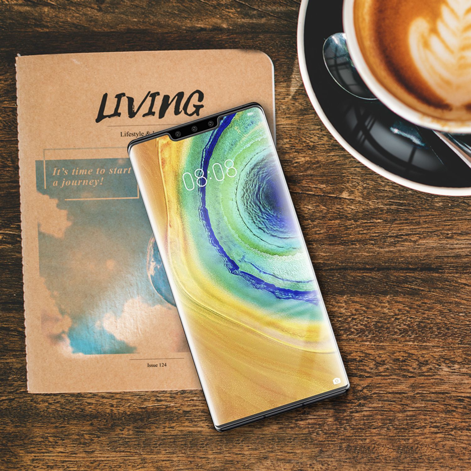 NALIA Schutzglas für Huawei Mate30 Pro Glas, 9H Full-Cover Screen Display Schutz Default Title NALIA