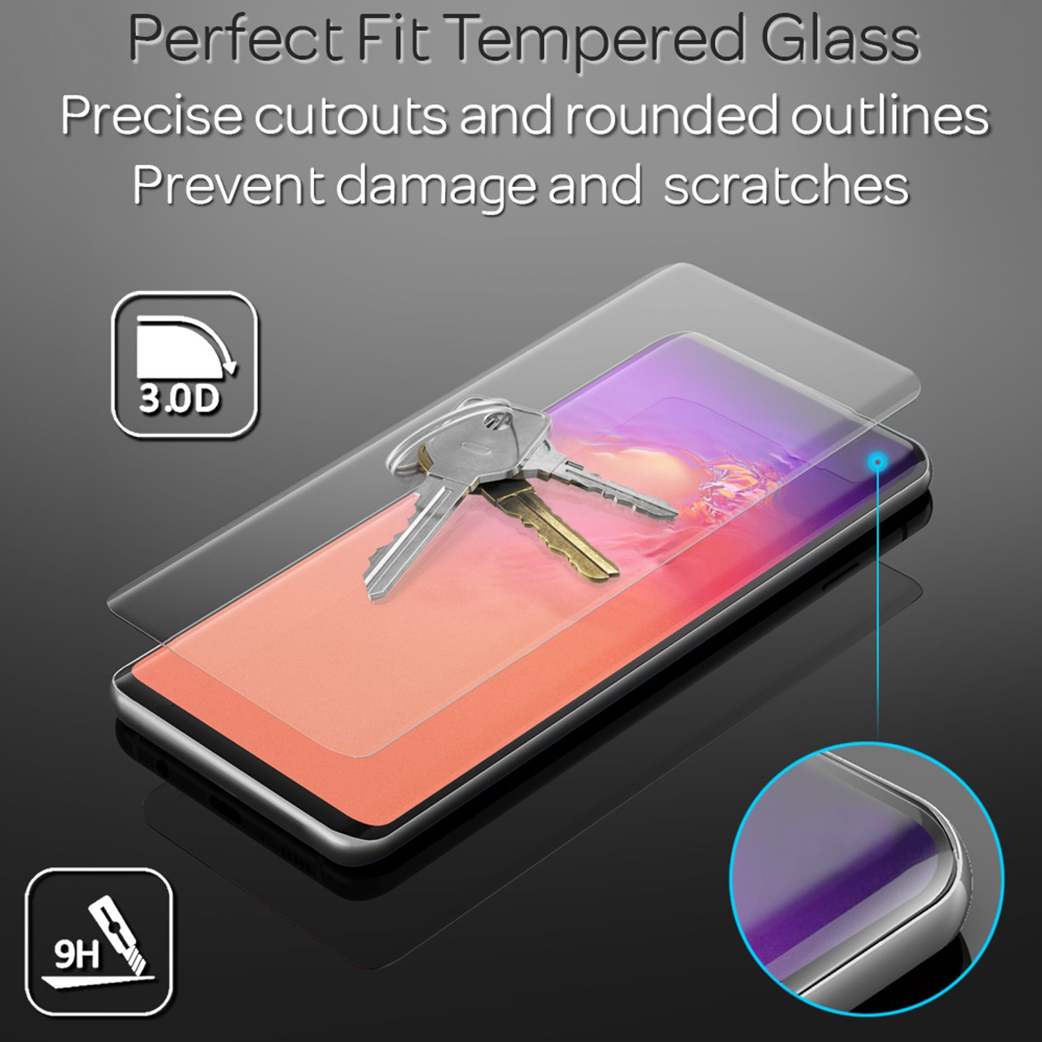 NALIA Schutzglas für Huawei Mate30 Pro Glas, 9H Full-Cover Screen Display Schutz Default Title NALIA