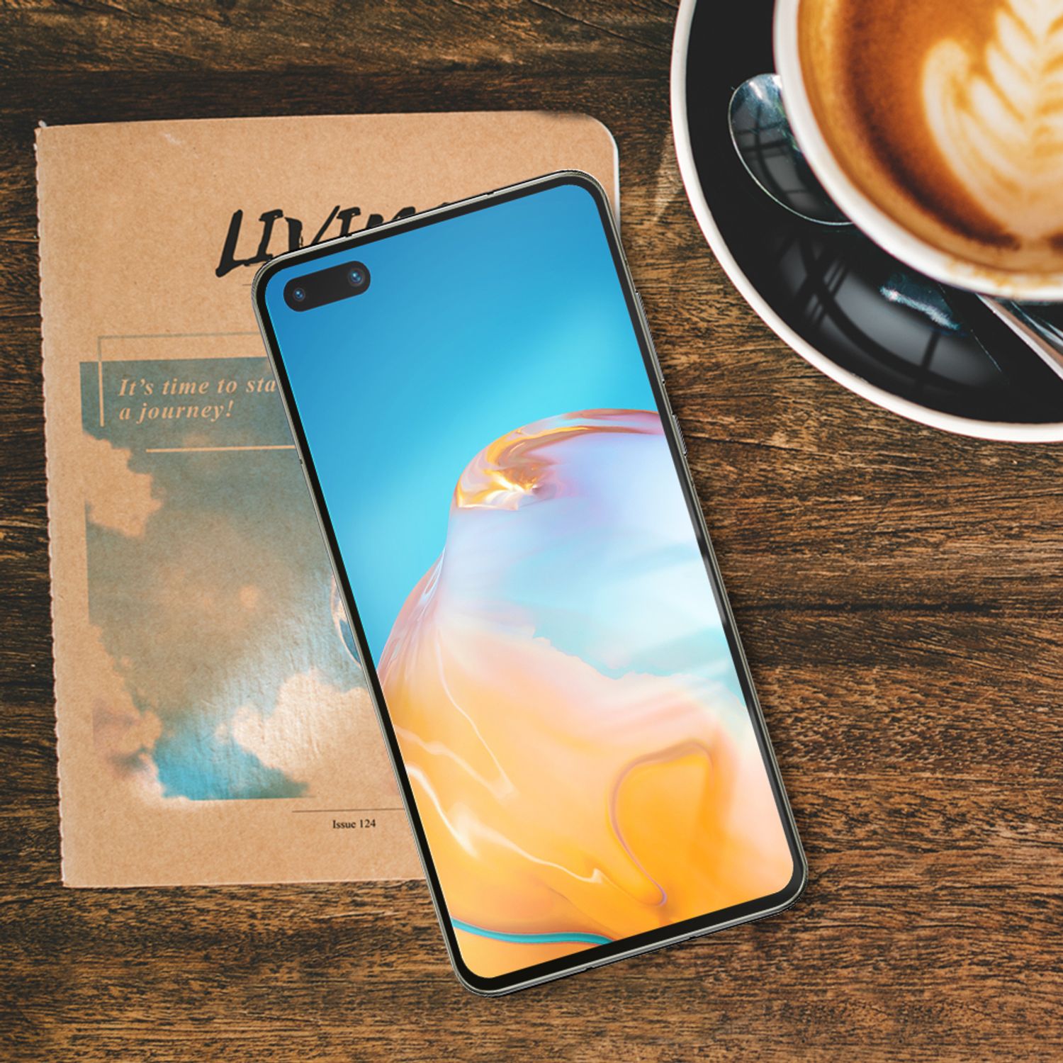 NALIA 2x Schutz Glas für Huawei P40, 9H Full Cover Handy Display Folie LCD Film Default Title NALIA