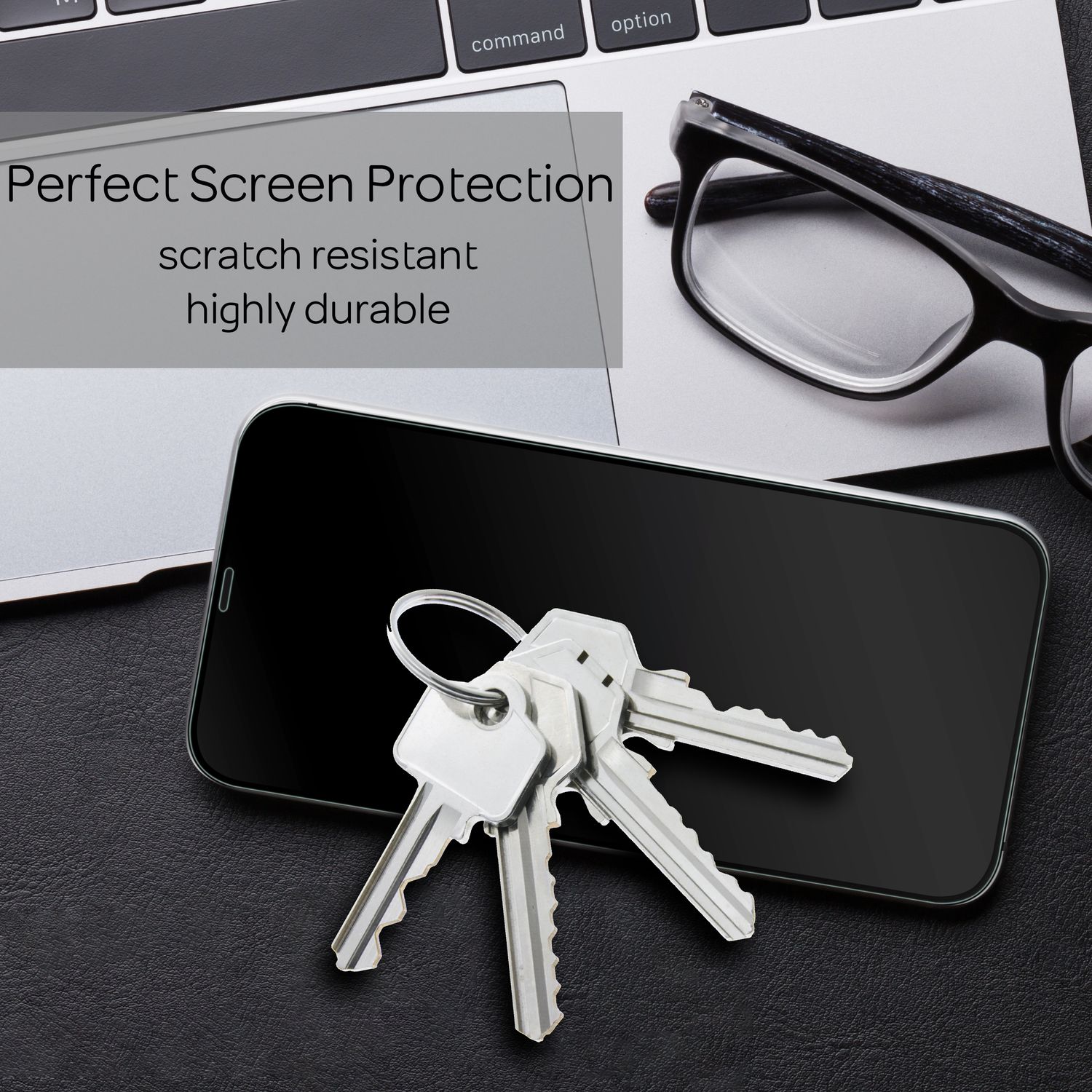 NALIA 4x Schutzglas & Schablone - Set für iPhone 12 / 12 Pro, Displayschutz Glas Default Title NALIA GlasSchutz