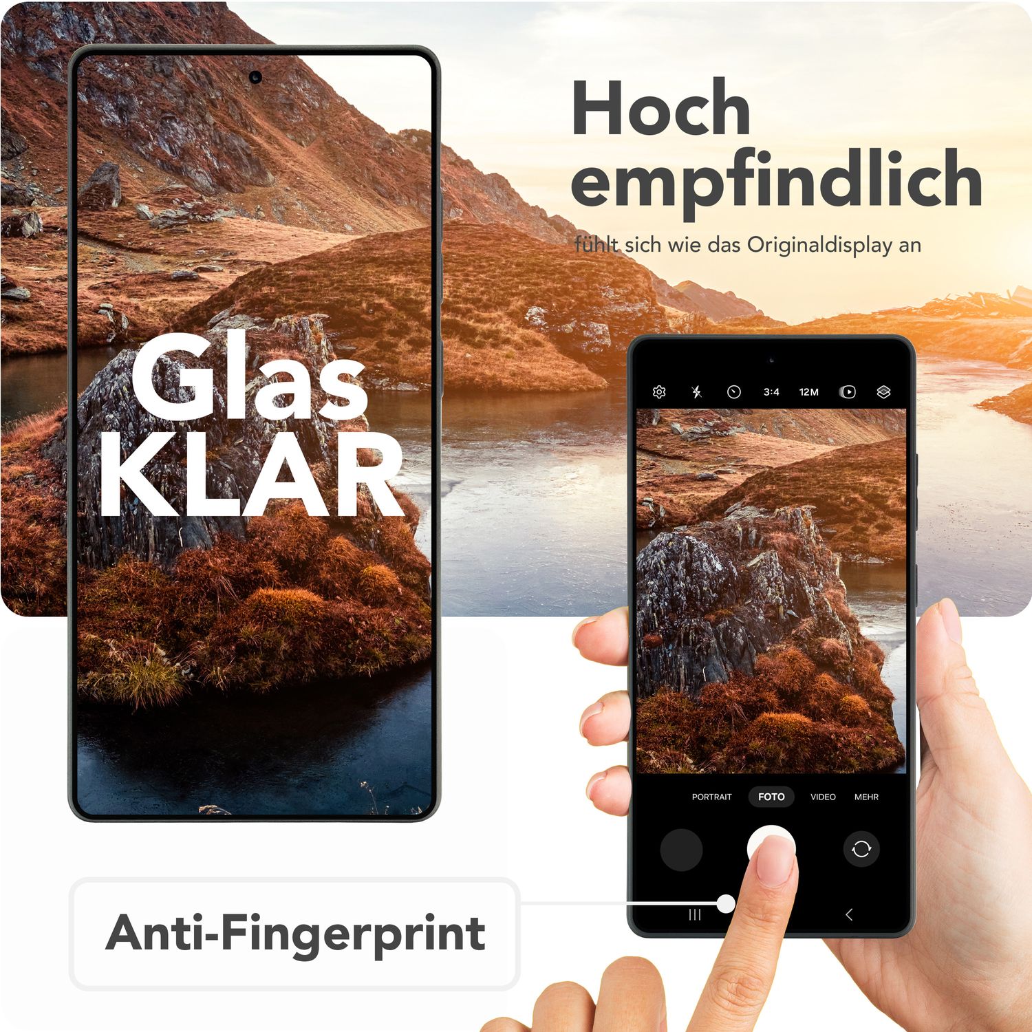 NALIA ArmorGlassX für Samsung Galaxy S25 Ultra Glas, 2x Schutzglas mit Schablone zur Installation, Hochtransparenter Displayschutz mit schwarzem Rand, Oleophobe Glasfolie 9H Härte Default Title NALIA GlasSchutz
