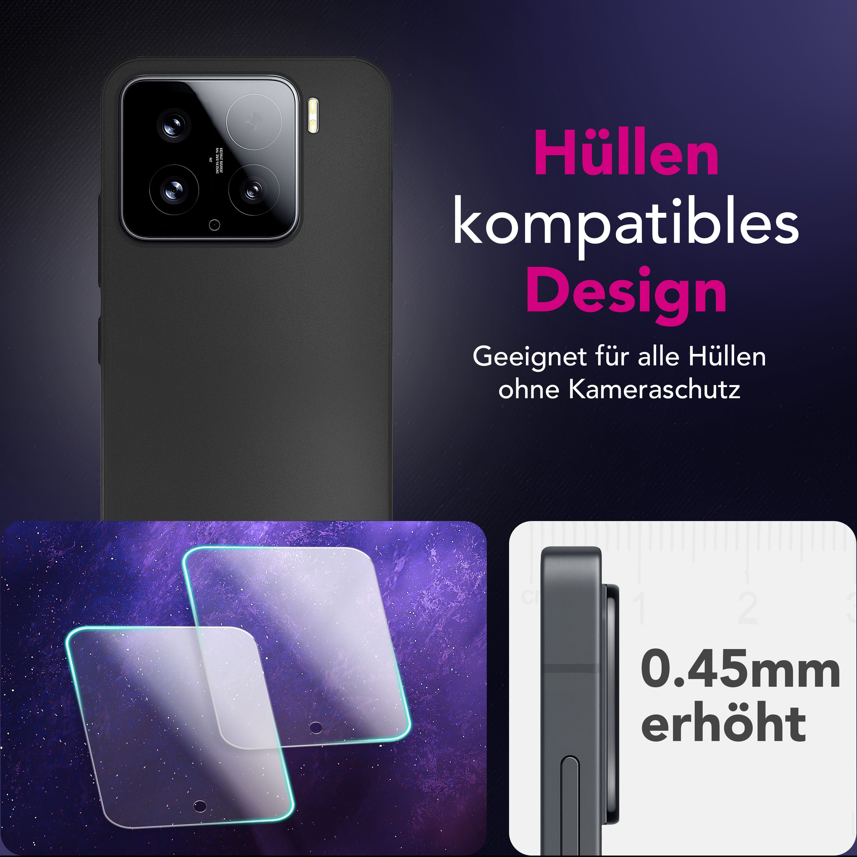 NALIA Kameraglas Xiaomi 15 Linsenschutz Panzerglas kratzfest Default Title NALIA GlasSchutz