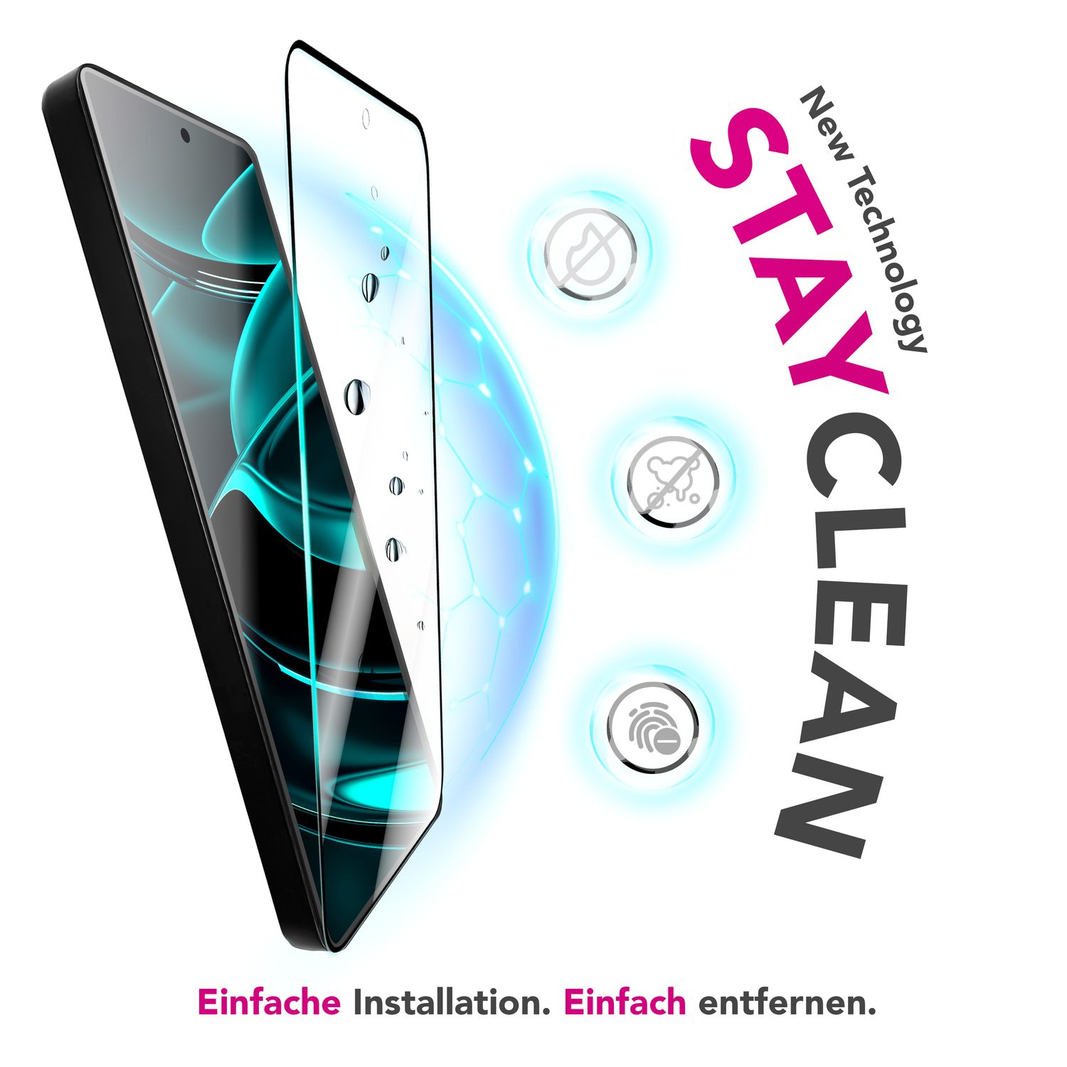 NALIA Display Glas ArmorGlassX für Google Pixel 10 Pro XL (super klarer Displayschutz), 2x Schutzglas 9H Härte, Kratzfest, Anti-Fingerprint, Hüllen-freundlich, schwarzer Rahmen