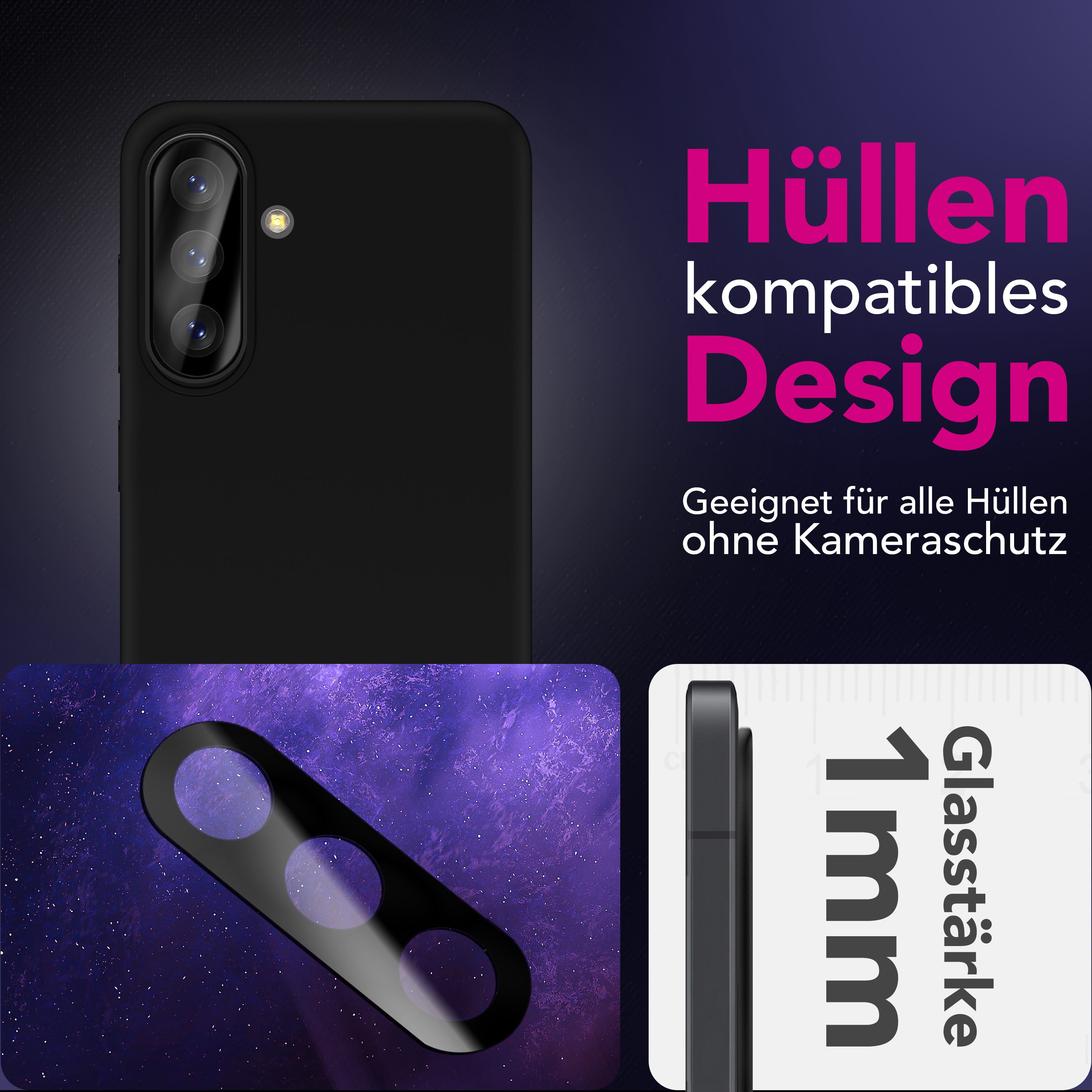 NALIA Kameraglas Samsung Galaxy A37 Linsenschutz Panzerglas kratzfest Default Title NALIA GlasSchutz