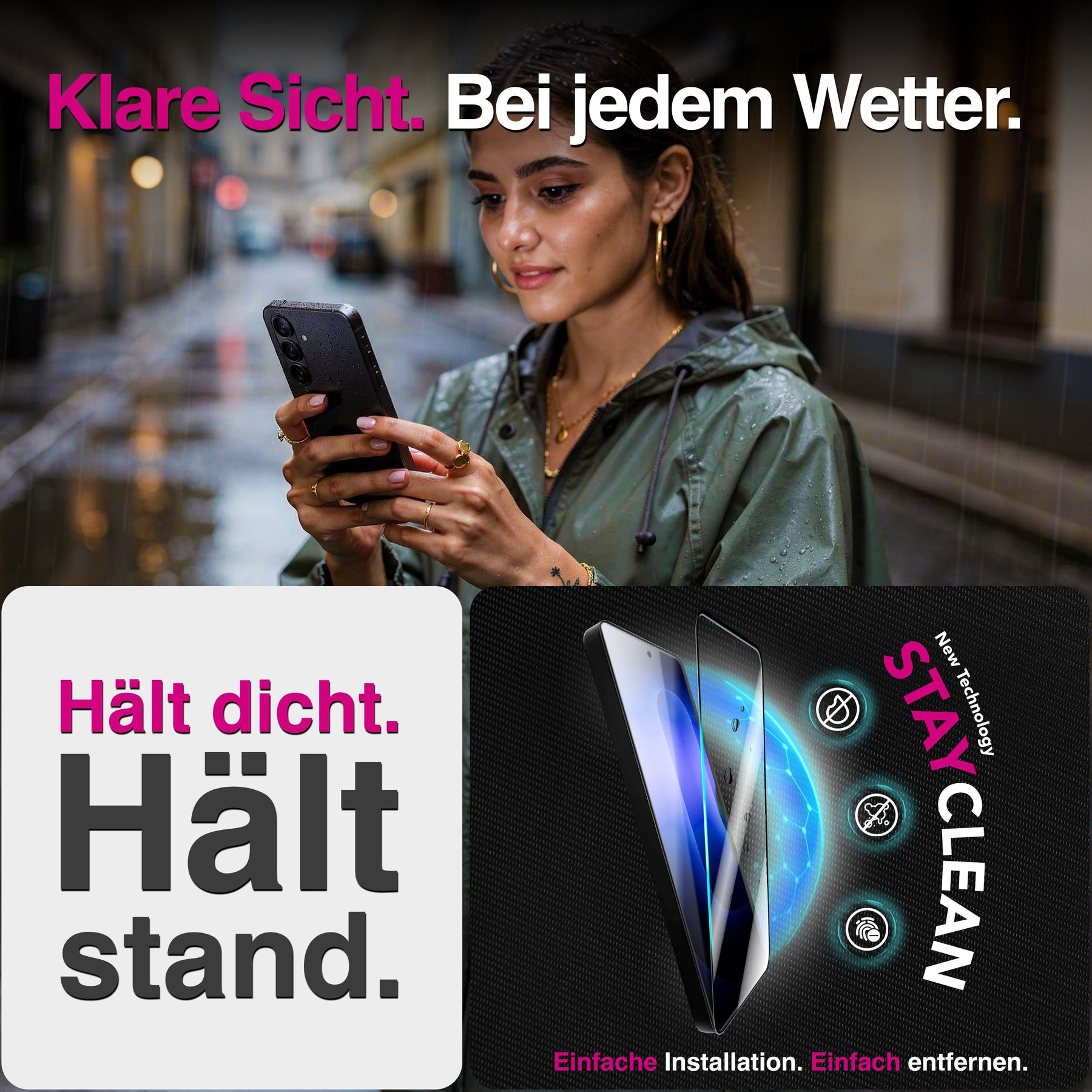 NALIA 2x Schutzglas für Samsung Galaxy S26 – Full-Screen Schutz 9H & Hüllenfreundlich – ARMORGLASSX (Display Glasfolie Transparent & 9H Härte) – Marke aus Berlin Default Title NALIA GlasSchutz