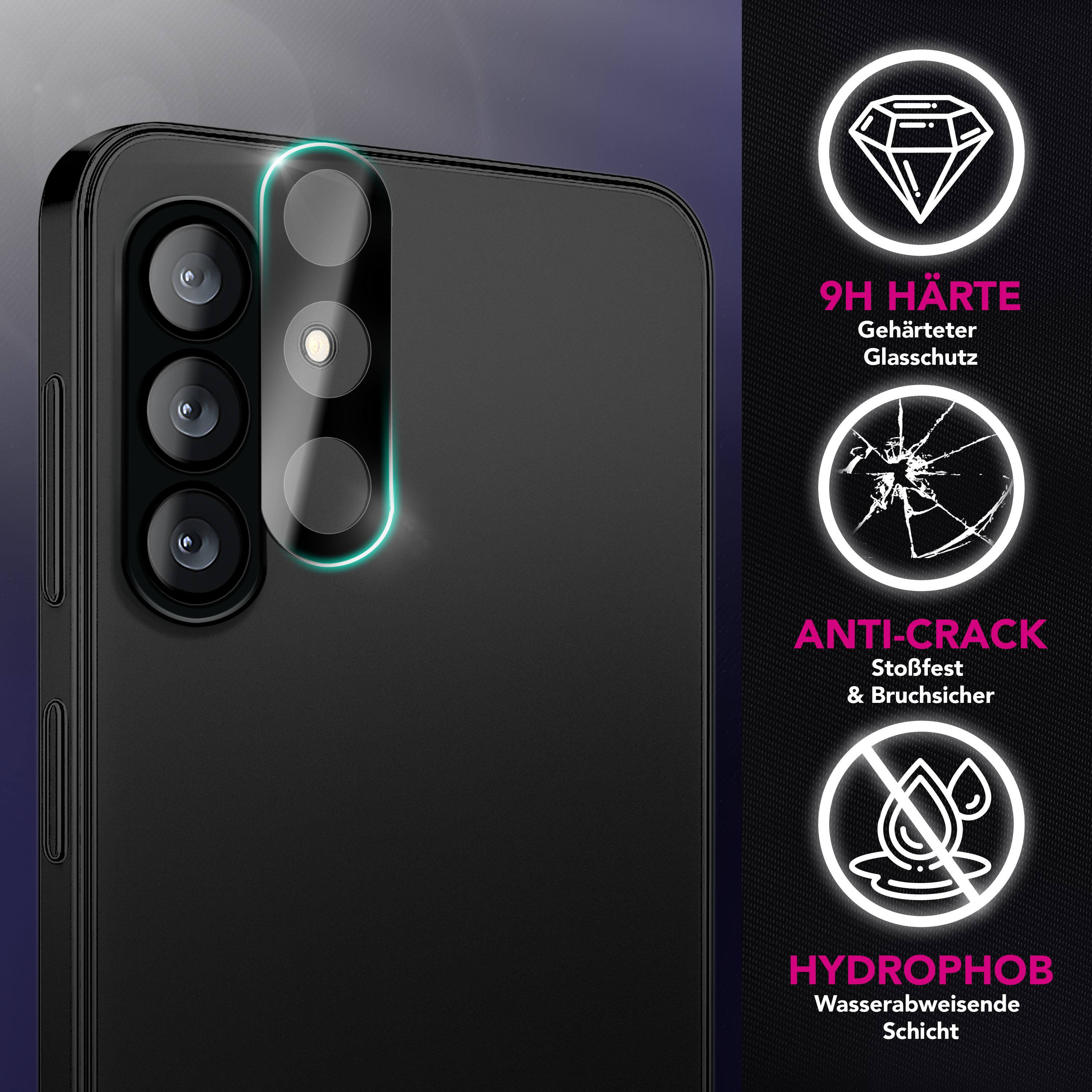 NALIA 9H Schutzglas Samsung Galaxy A37 Panzerglas kratzfest Default Title NALIA GlasSchutz